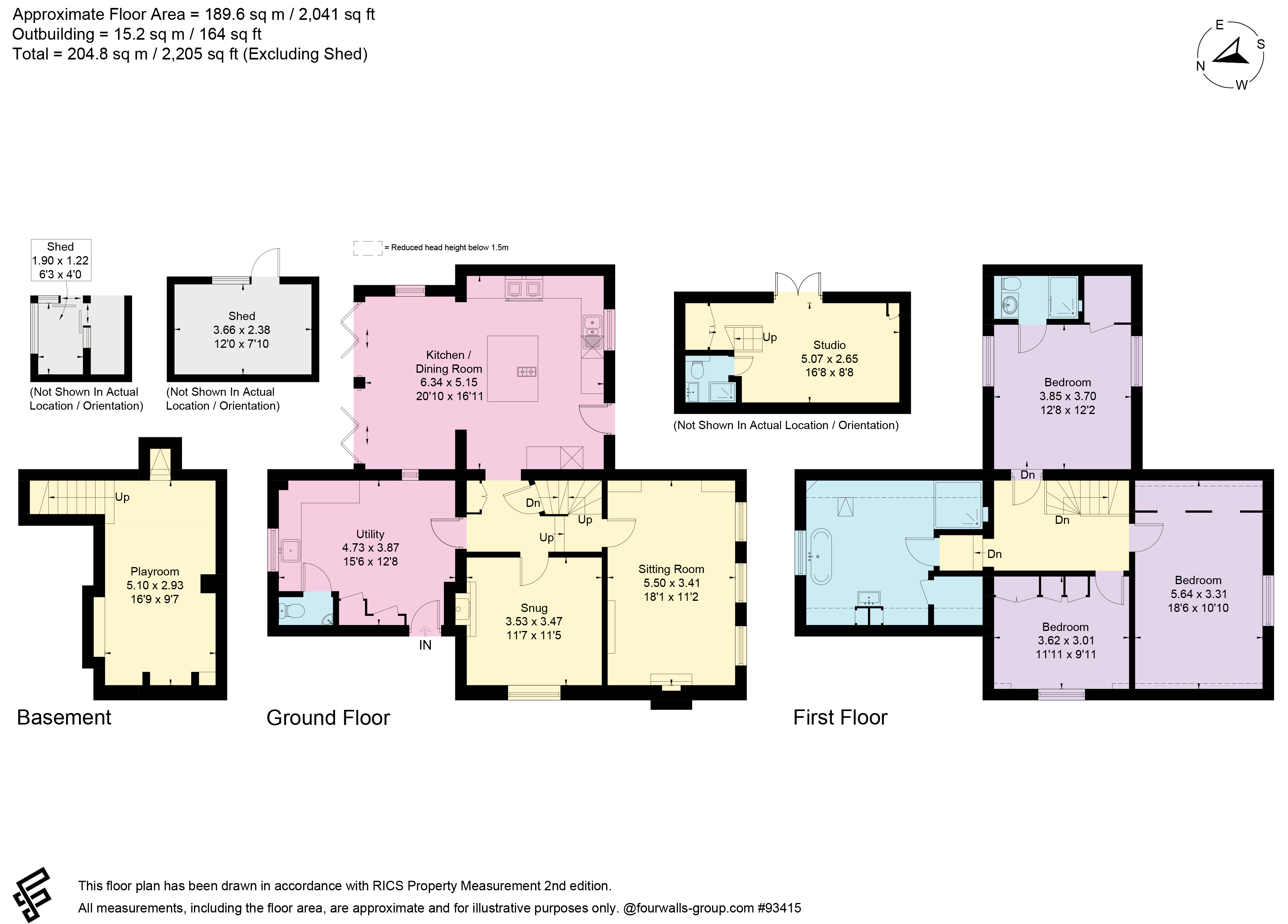 Allways, Back Lane, Andover floorplan