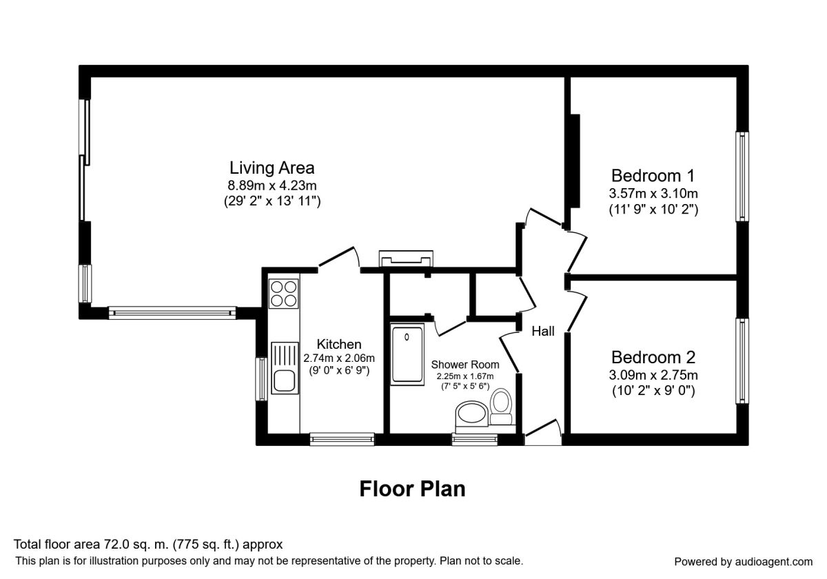 2 Bedrooms Bungalow for sale in Lotus Avenue, Knypersley, Stoke-On-Trent ST8