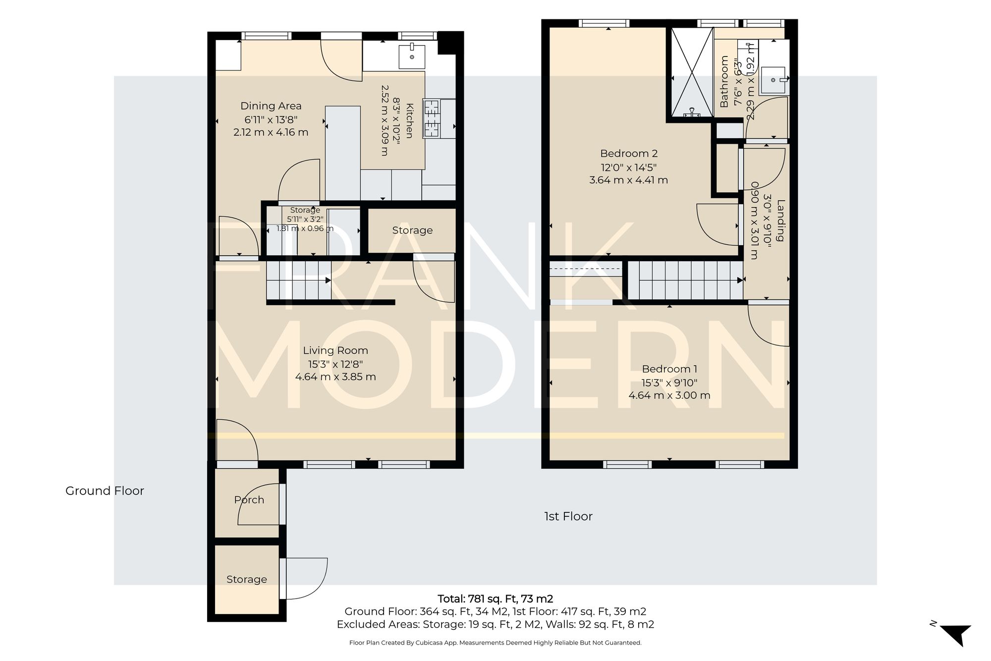 76, Brudenell, Orton Goldhay, PE2 floorplan