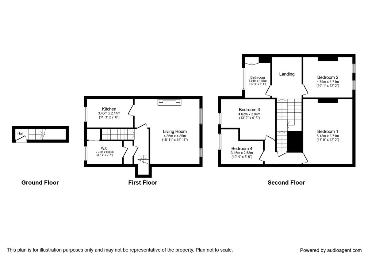 4 Bedrooms Flat to rent in High Street, Congleton CW12