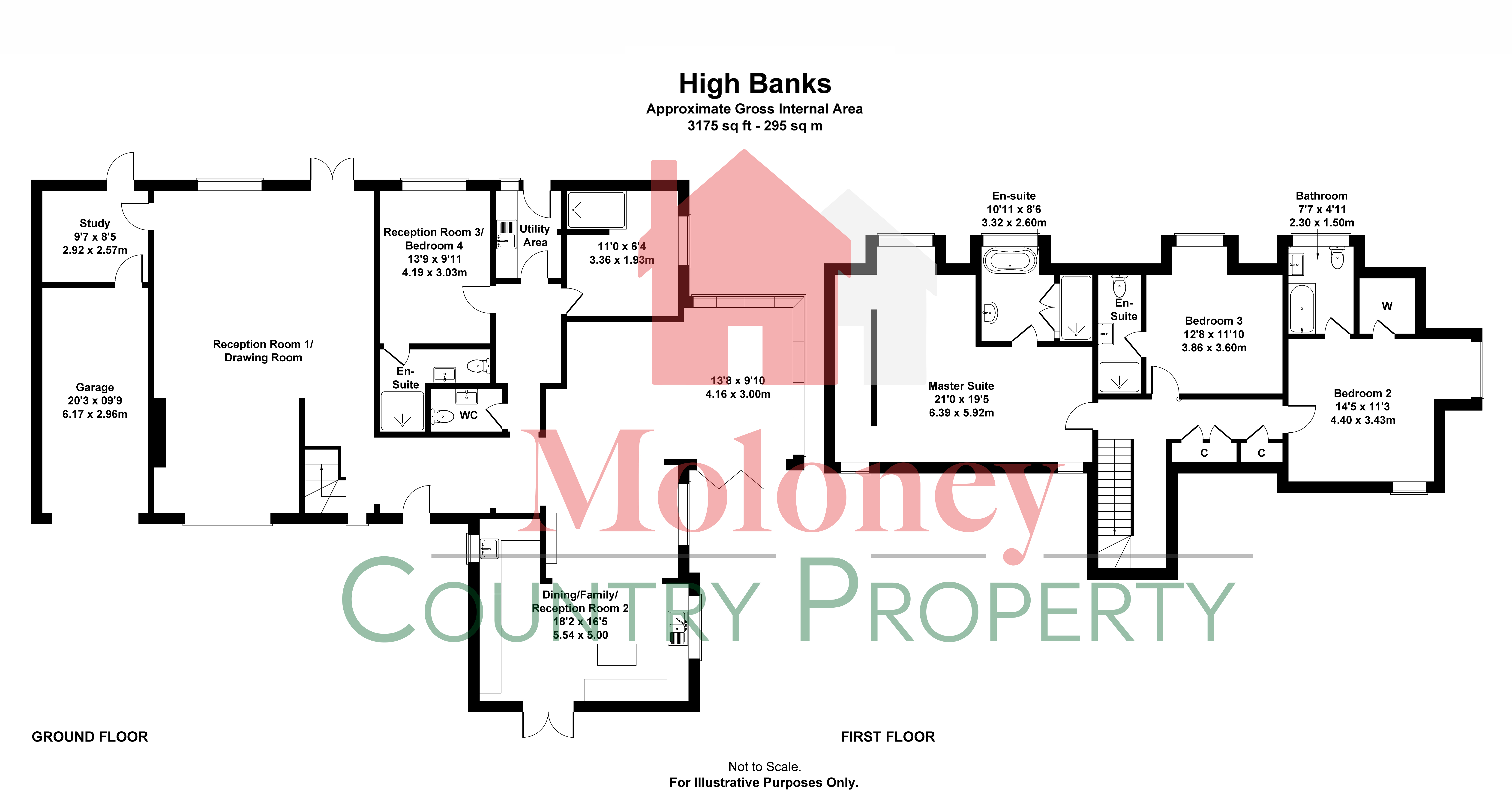High Banks, Hastings Road, Northiam floorplan