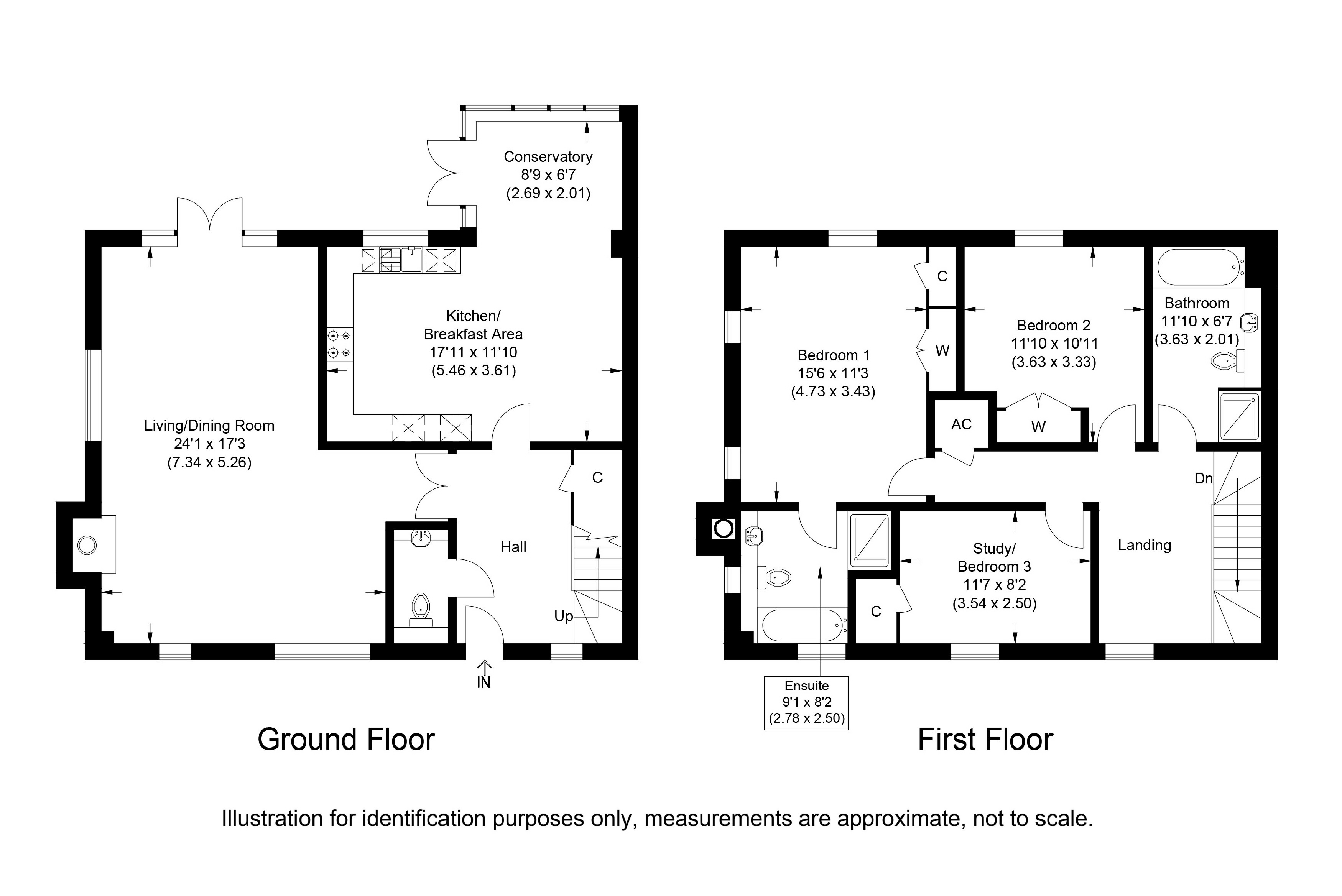 3 Bedrooms Semi-detached house for sale in The Courtyard, Essendon, Hertfordhire AL9