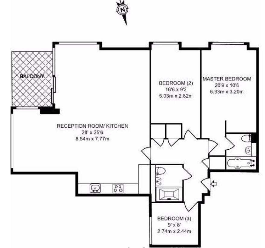 Oval Road, London floorplan