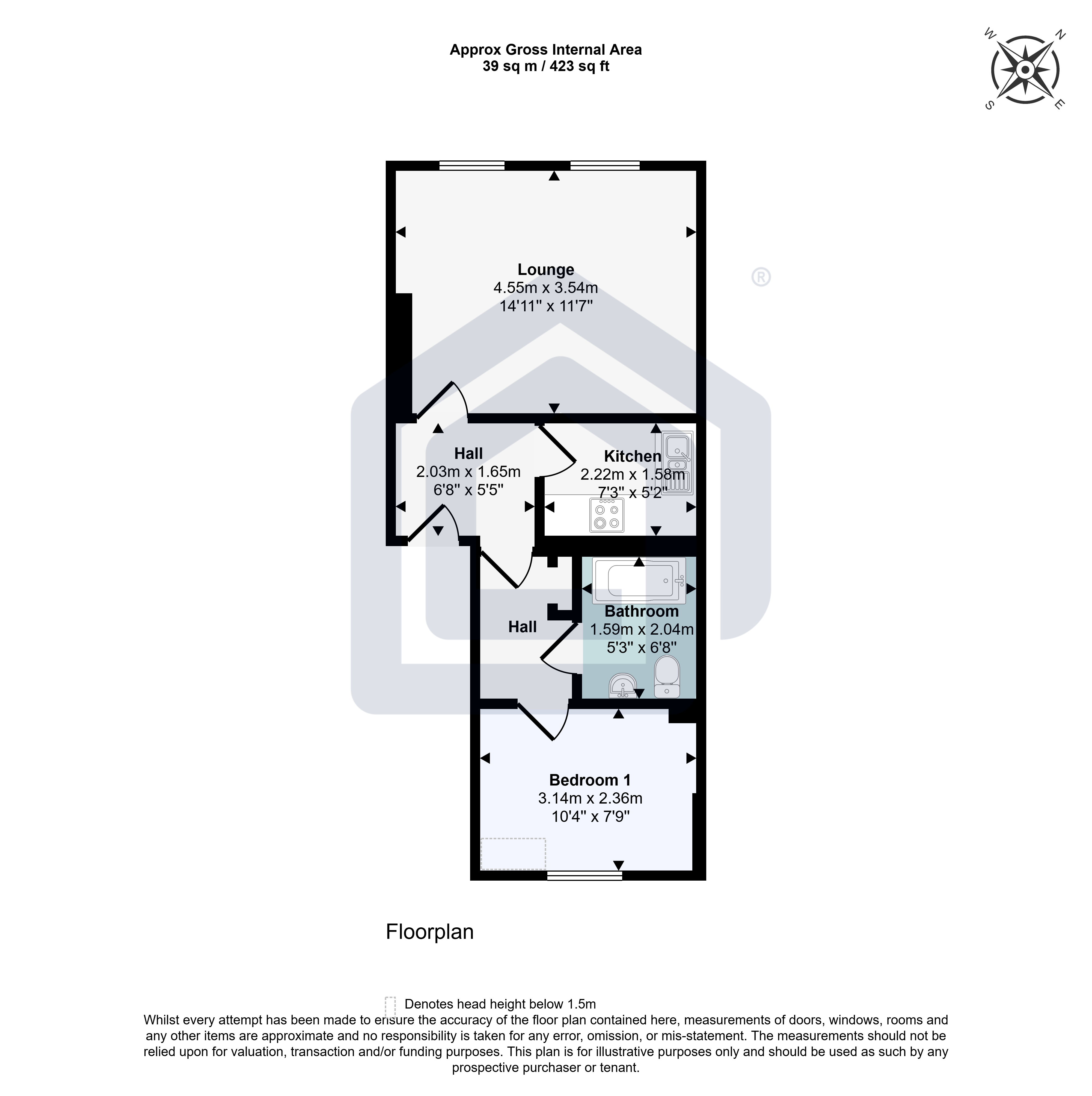 7B Market Square, 7B Market Square, Buckingham floorplan