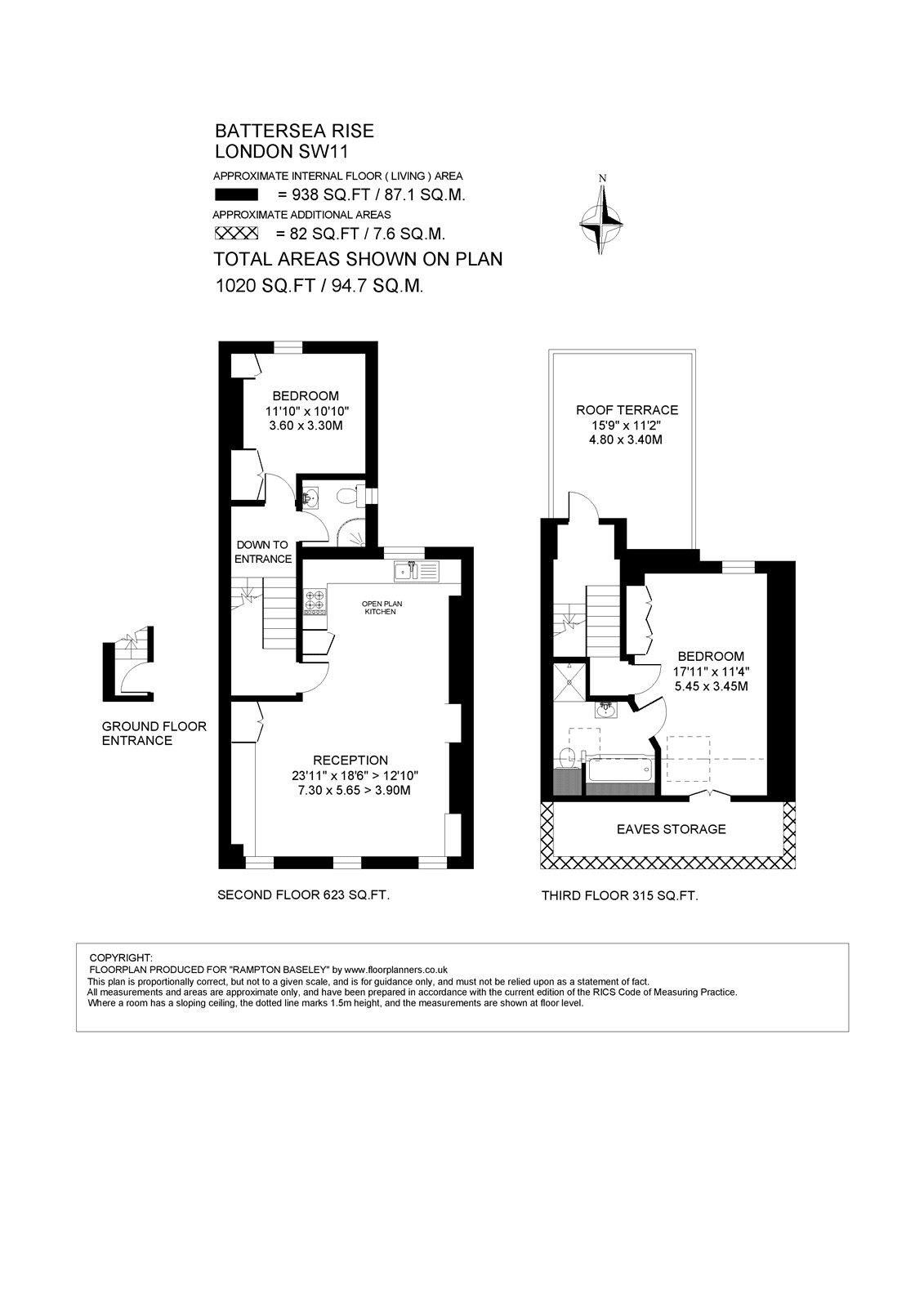 10c,, Battersea Rise, London floorplan