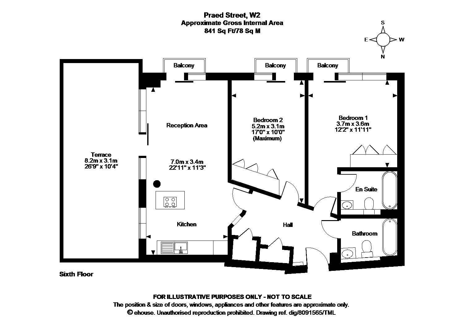 2 Bedrooms Flat to rent in Praed Street, London W2