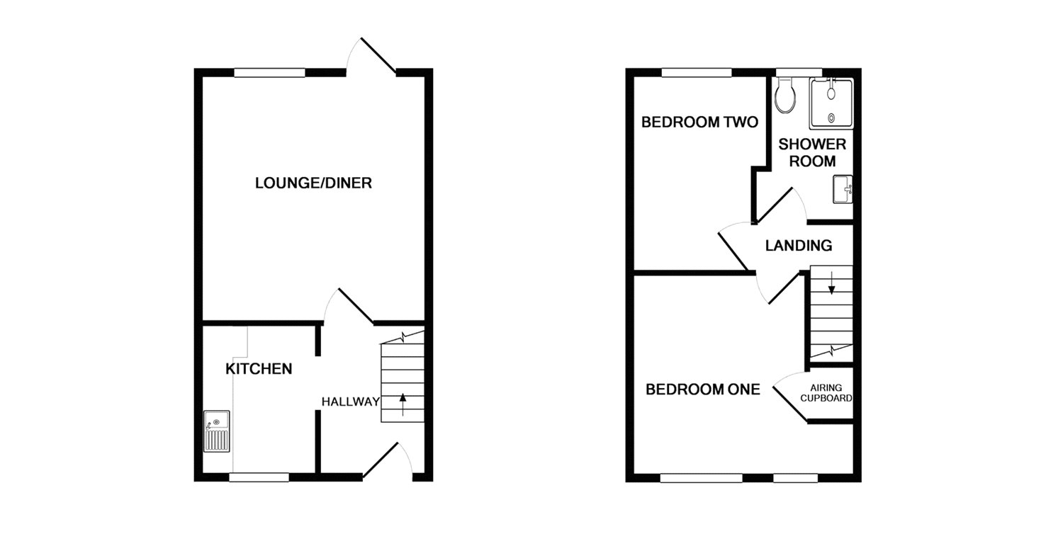 2 Bedrooms Terraced house to rent in Pursey Drive, Bradley Stoke, Bristol BS32