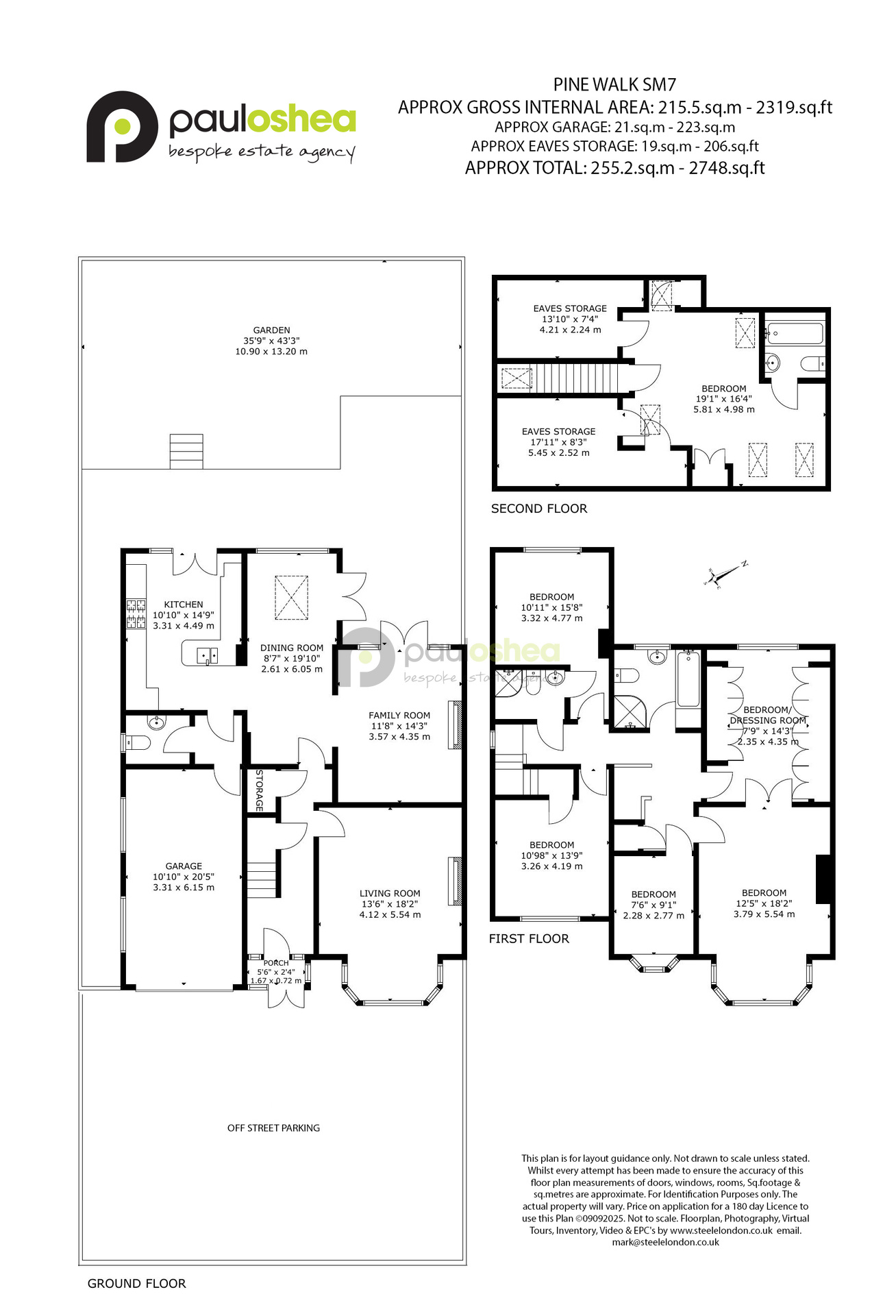 44 Pine Walk, Banstead floorplan