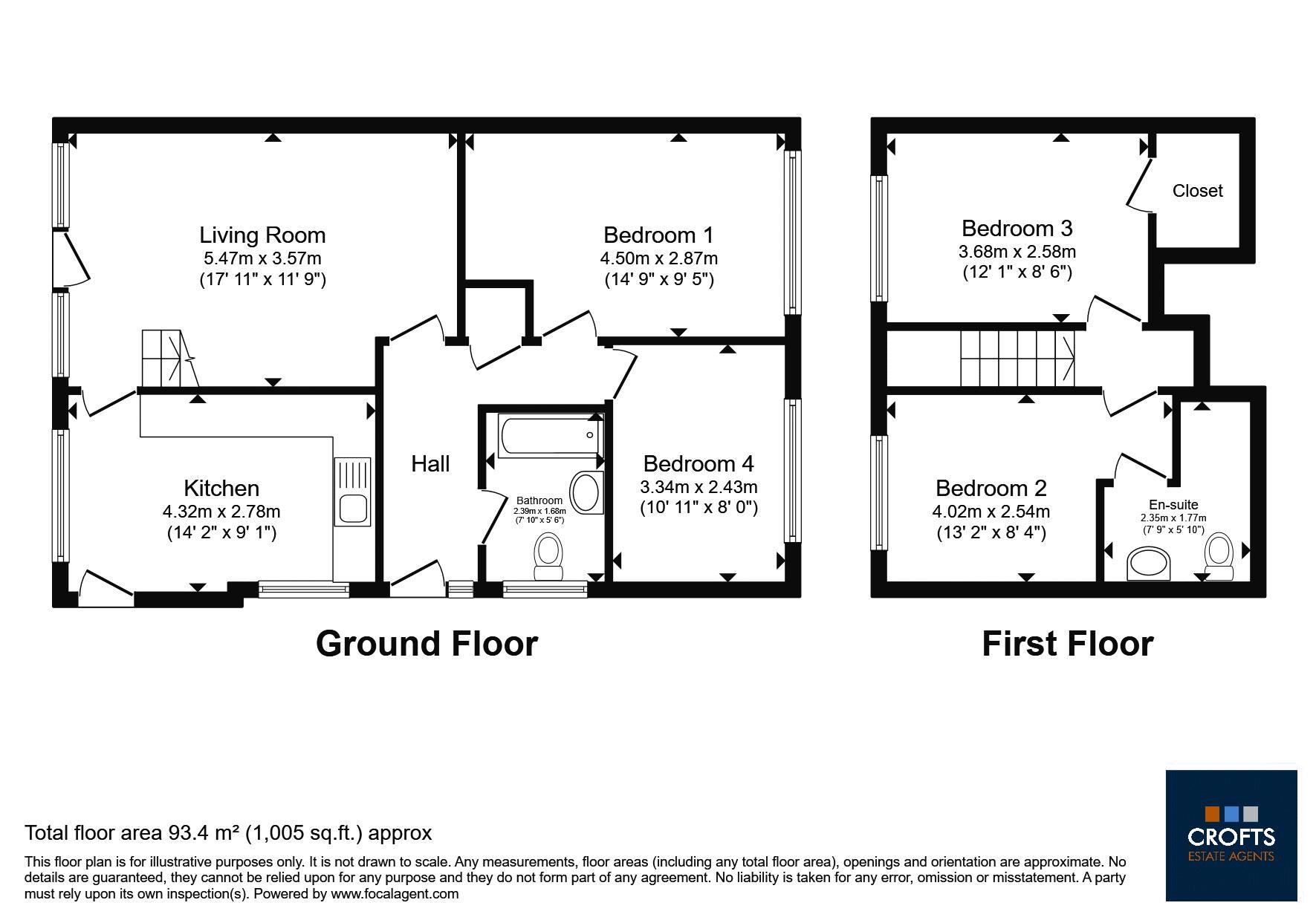 7, Ainsworth Road, Immingham floorplan