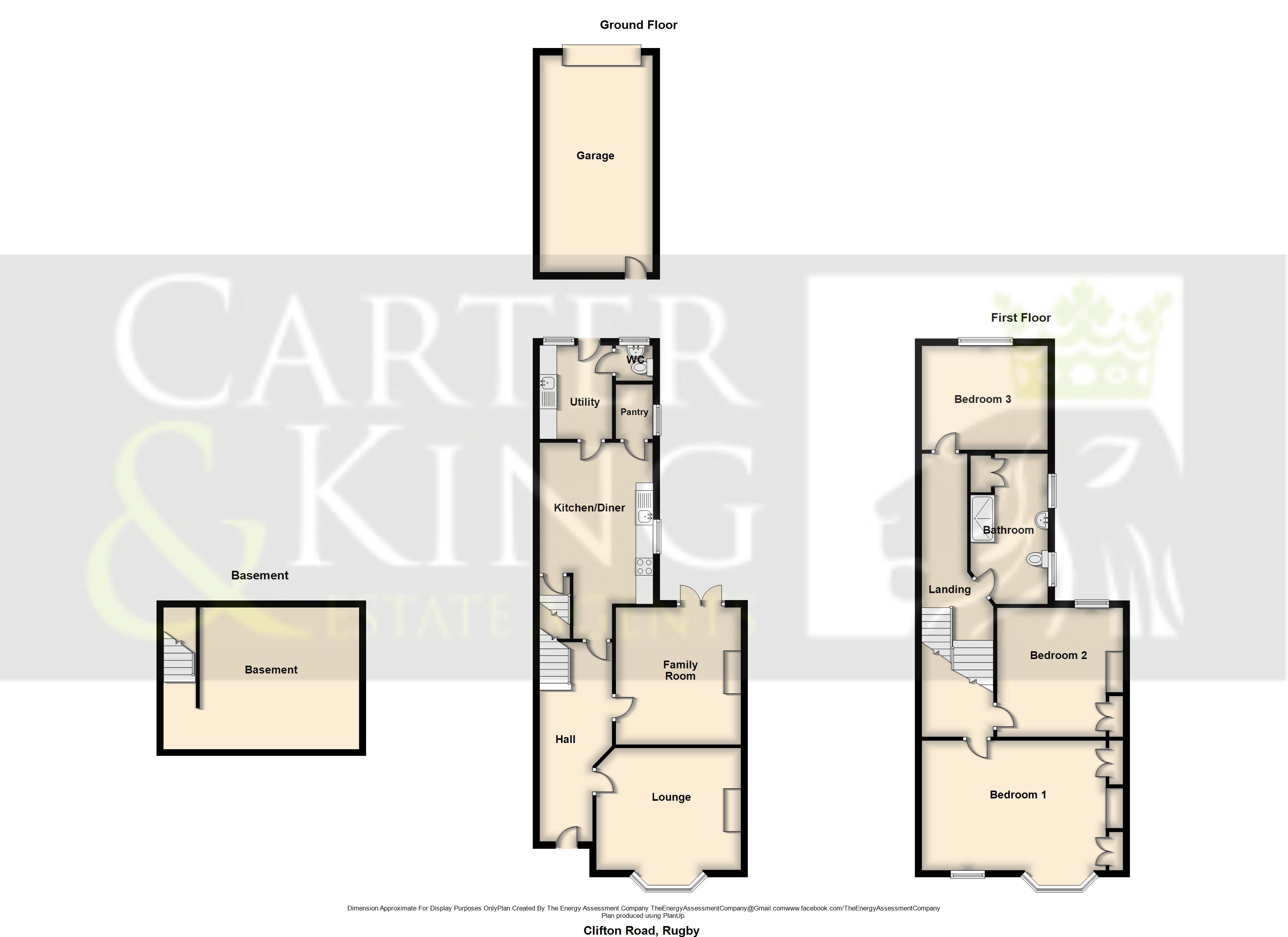 153, Clifton Road, Rugby floorplan