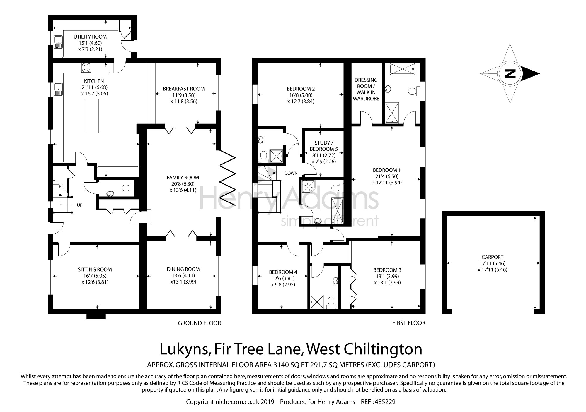 4 Bedrooms Detached house for sale in Fir Tree Lane, West Chiltington RH20