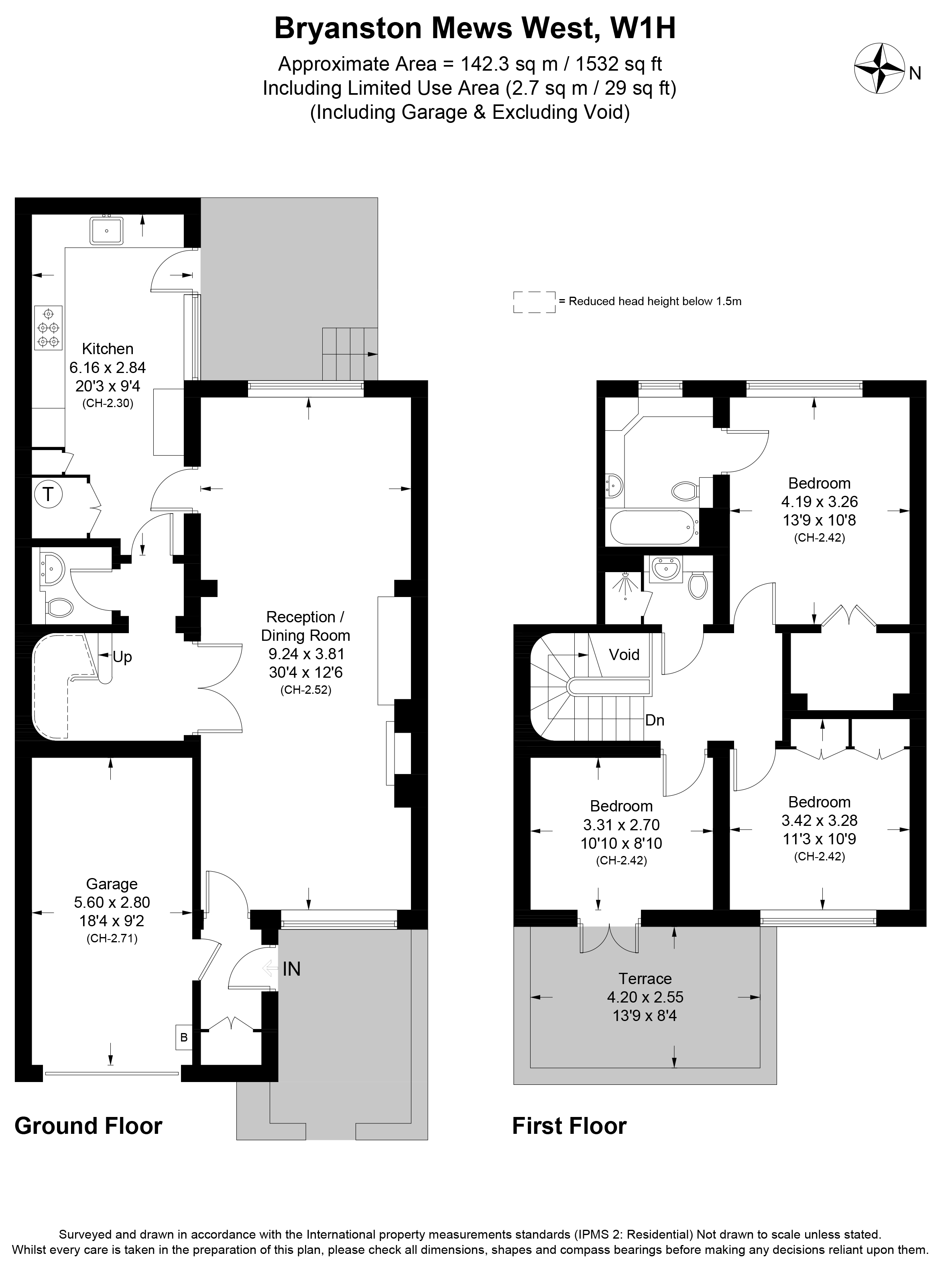 20, Bryanston Mews West, Marylebone floorplan