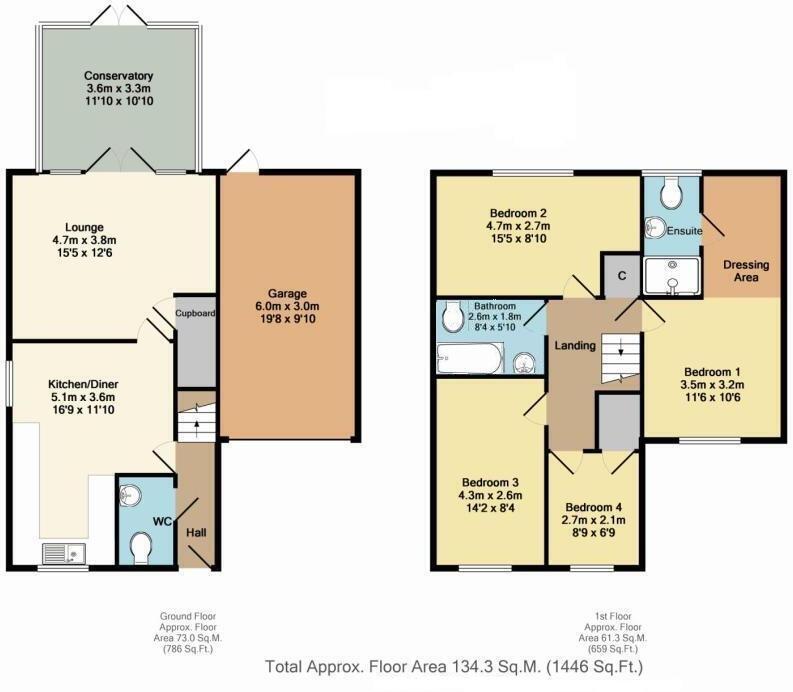 35, Springvale Close, Danesmoor, Clay Cross, Chesterfield floorplan