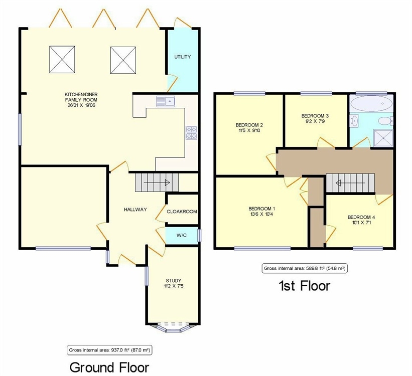 4 Bedrooms Semi-detached house for sale in Parsonage Close, Abbots Langley, Hertfordshire WD5