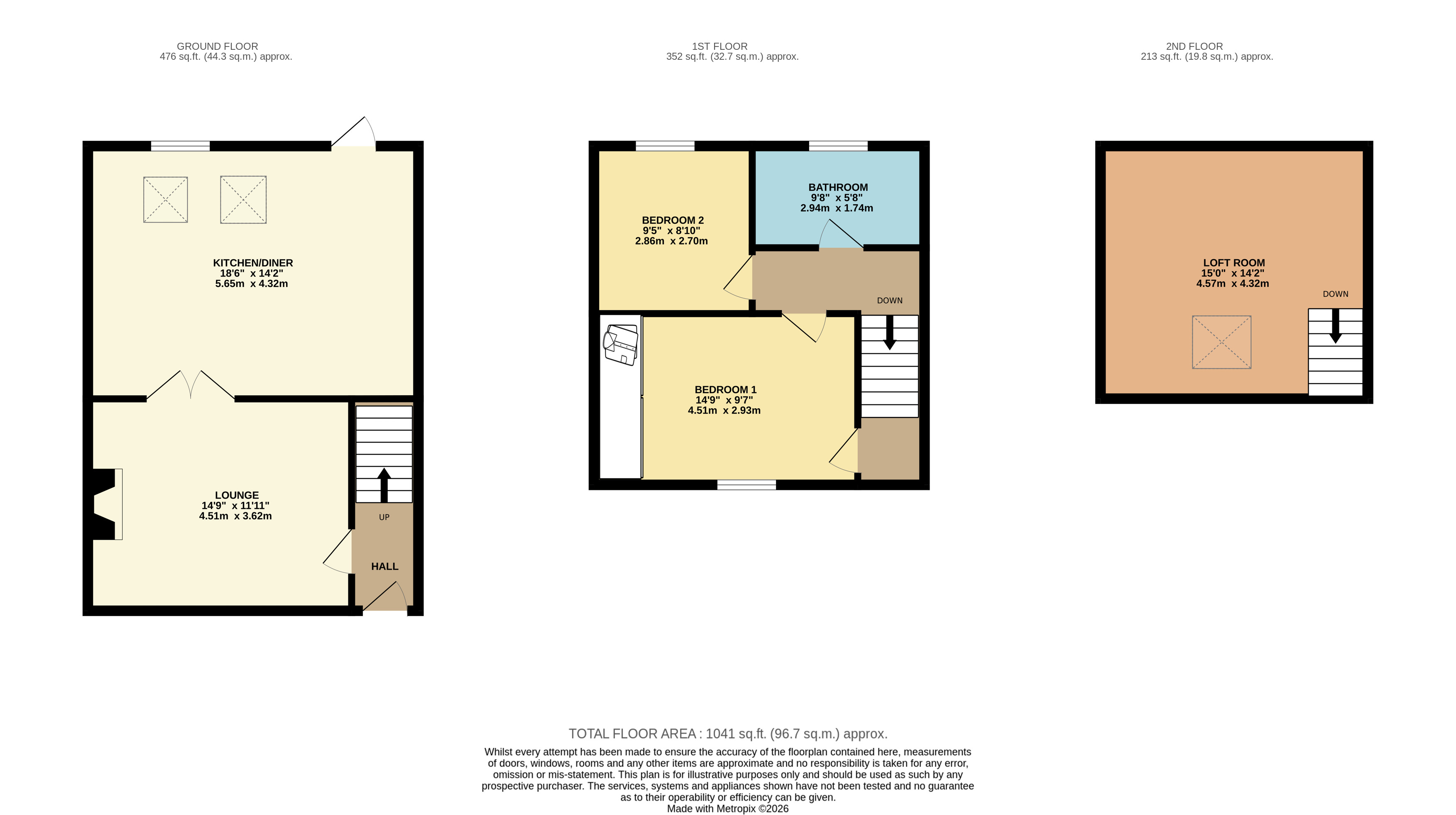 15, Eldon Bank, Bishop Auckland floorplan