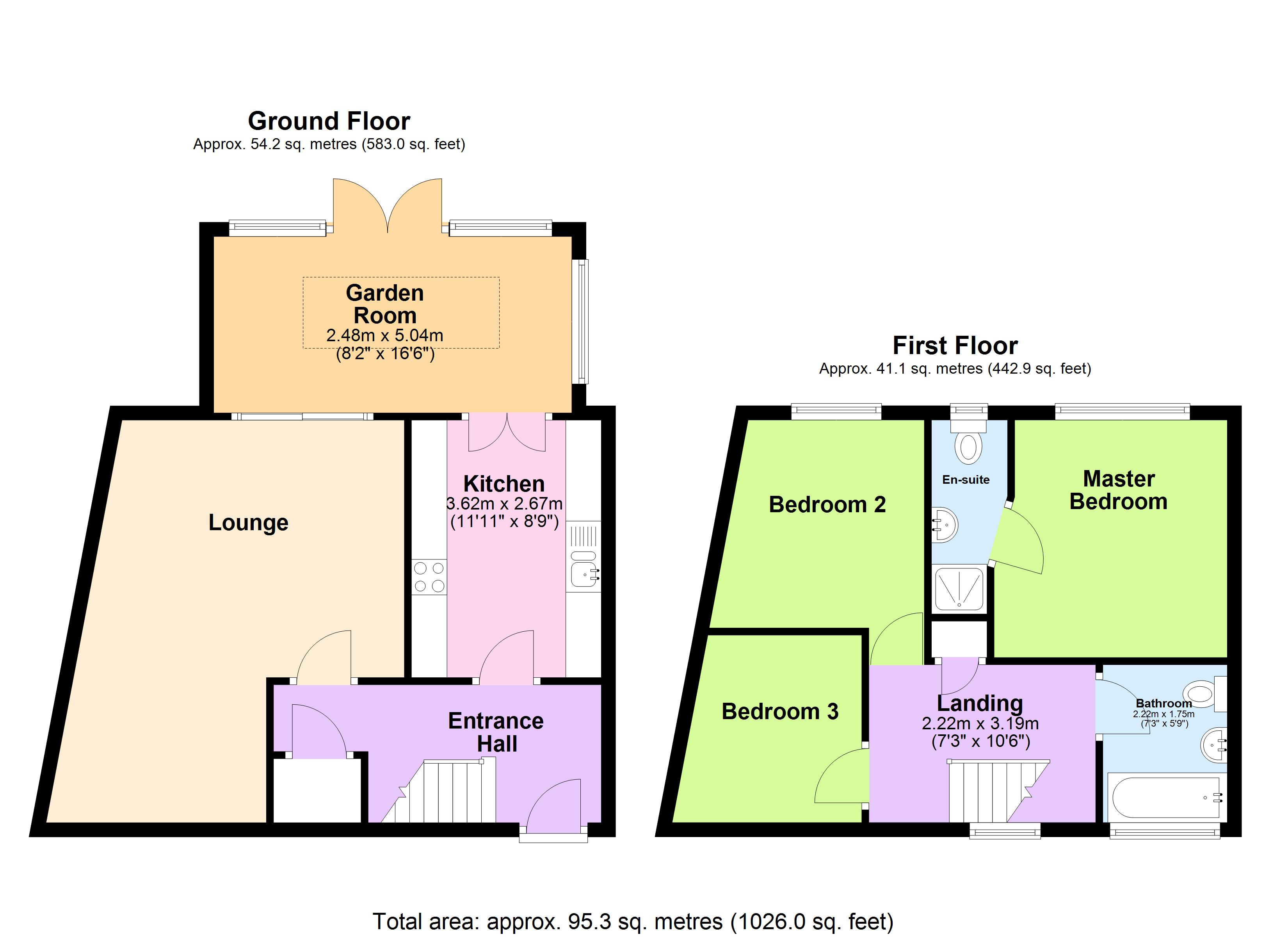 Brunswick Drive, Sunnyside, Rotherham, South Yorkshire, S66 floorplan