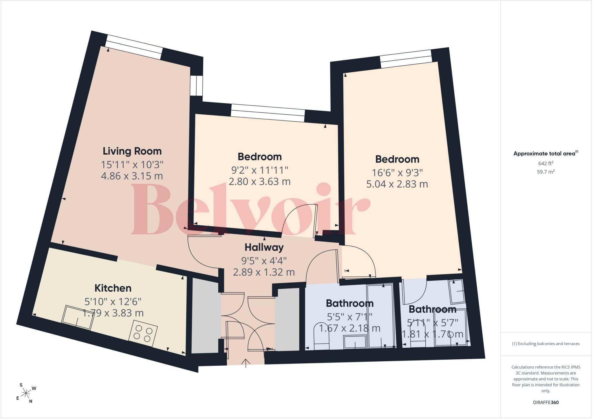 104 Crown Heights, Alencon Link, Basingstoke floorplan