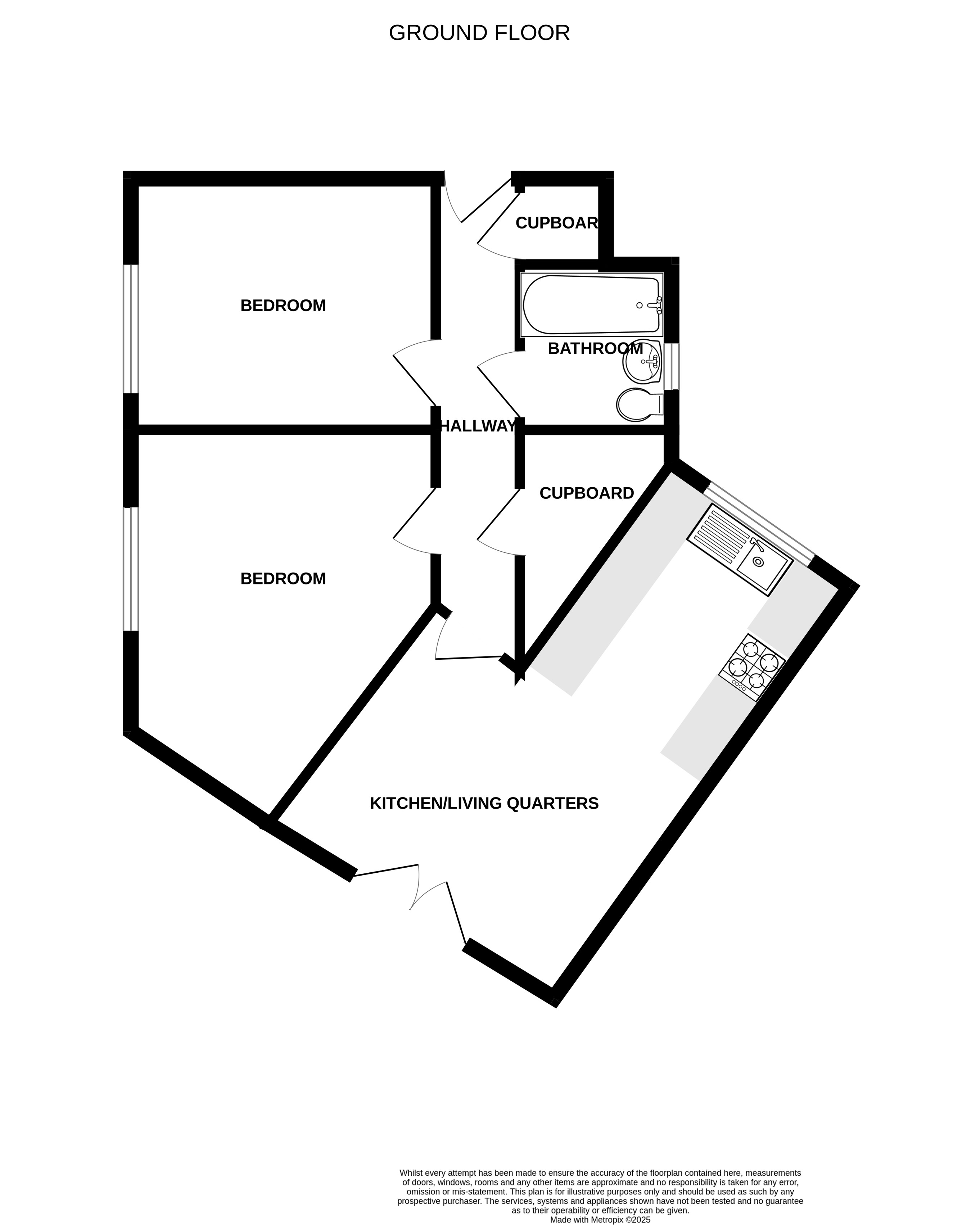 Flat 3, Mclellan Court, 25, Common Way, Coventry floorplan