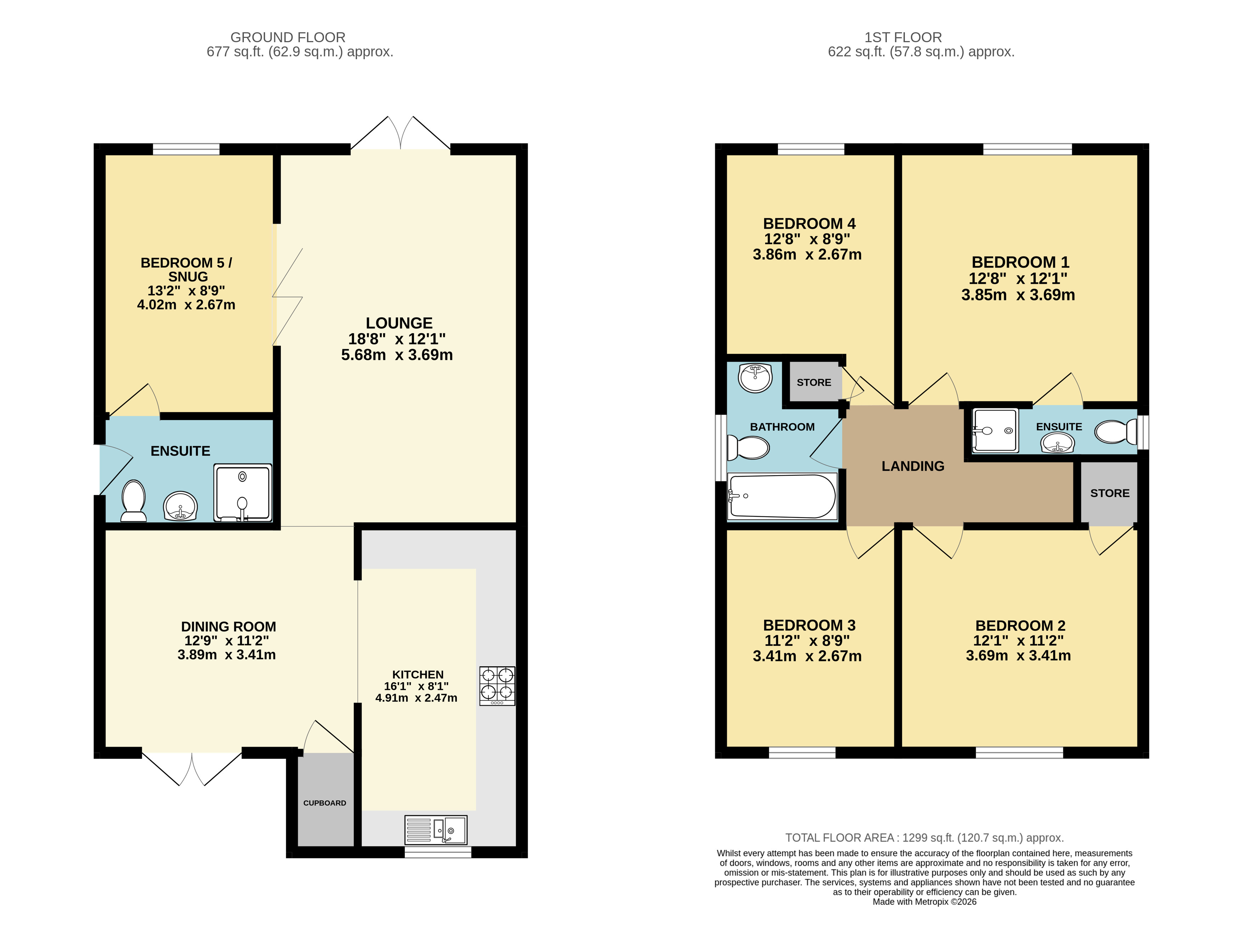 6 Oxmans Lane, Northam Bideford Devon, Bideford floorplan