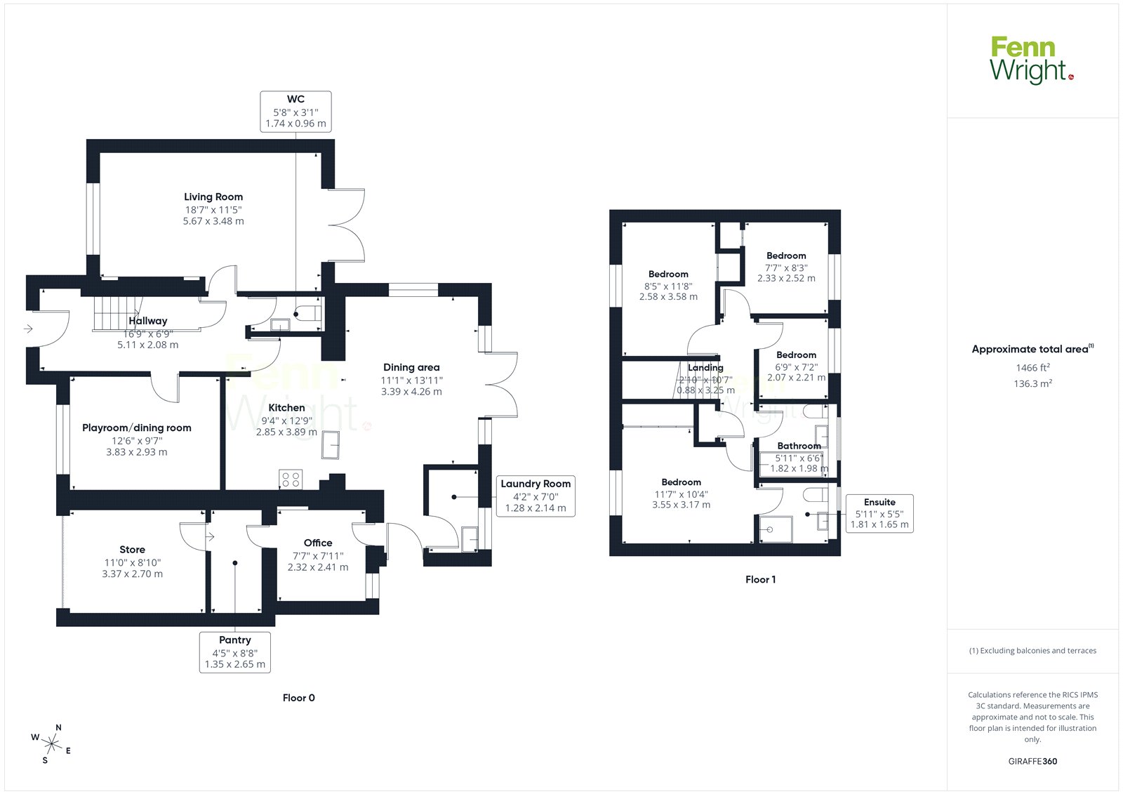 127, Keelers Way, Colchester floorplan