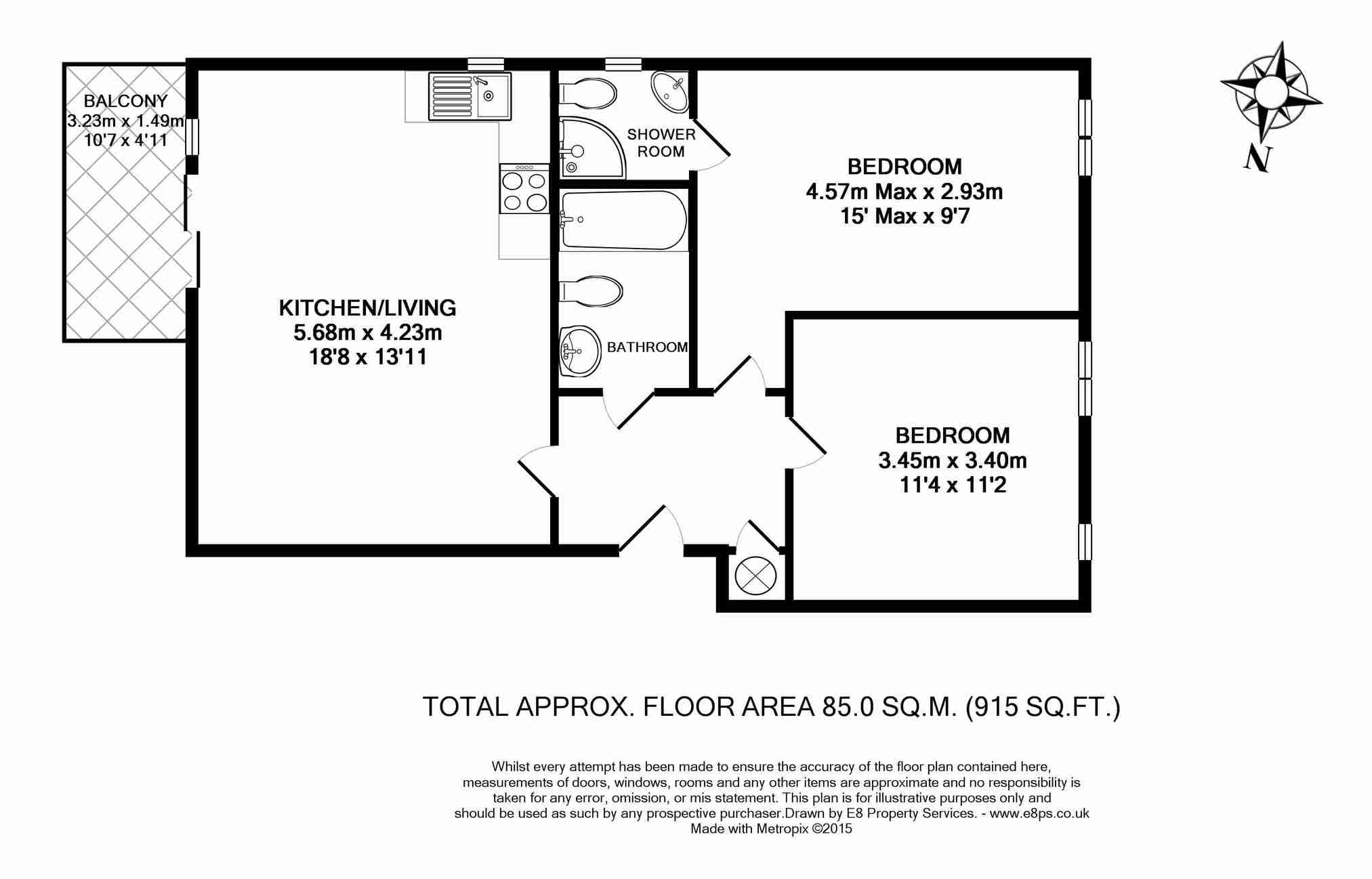 2 Bedrooms Flat to rent in Oxford Road, Kidlington OX5