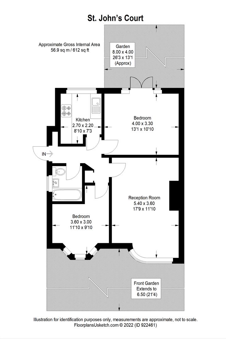 St. Johns Road, Isleworth TW7, 2 bedroom for sale 63624556