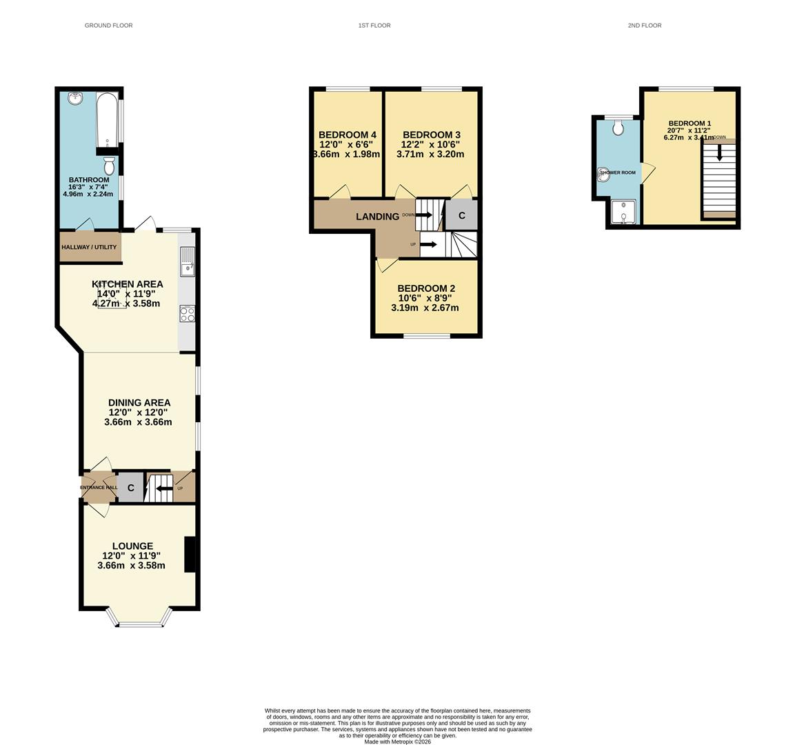 180, High Street, Swadlincote floorplan