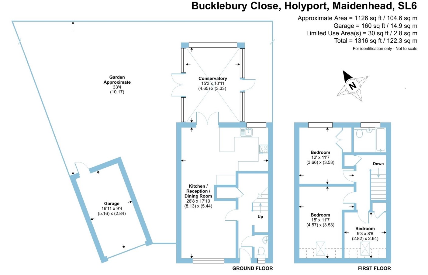 12, Bucklebury Close, Maidenhead floorplan