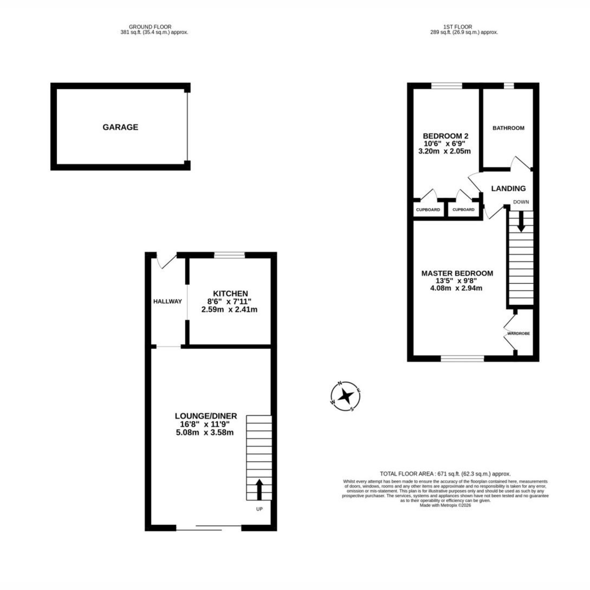46, Barkus Close, Southam floorplan