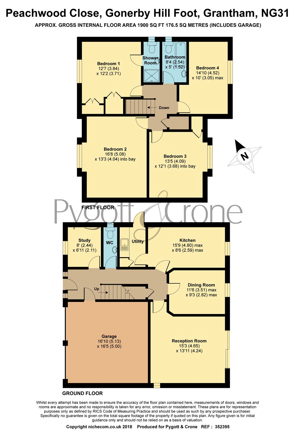 4 Bedrooms Detached house for sale in Peachwood Close, Grantham NG31