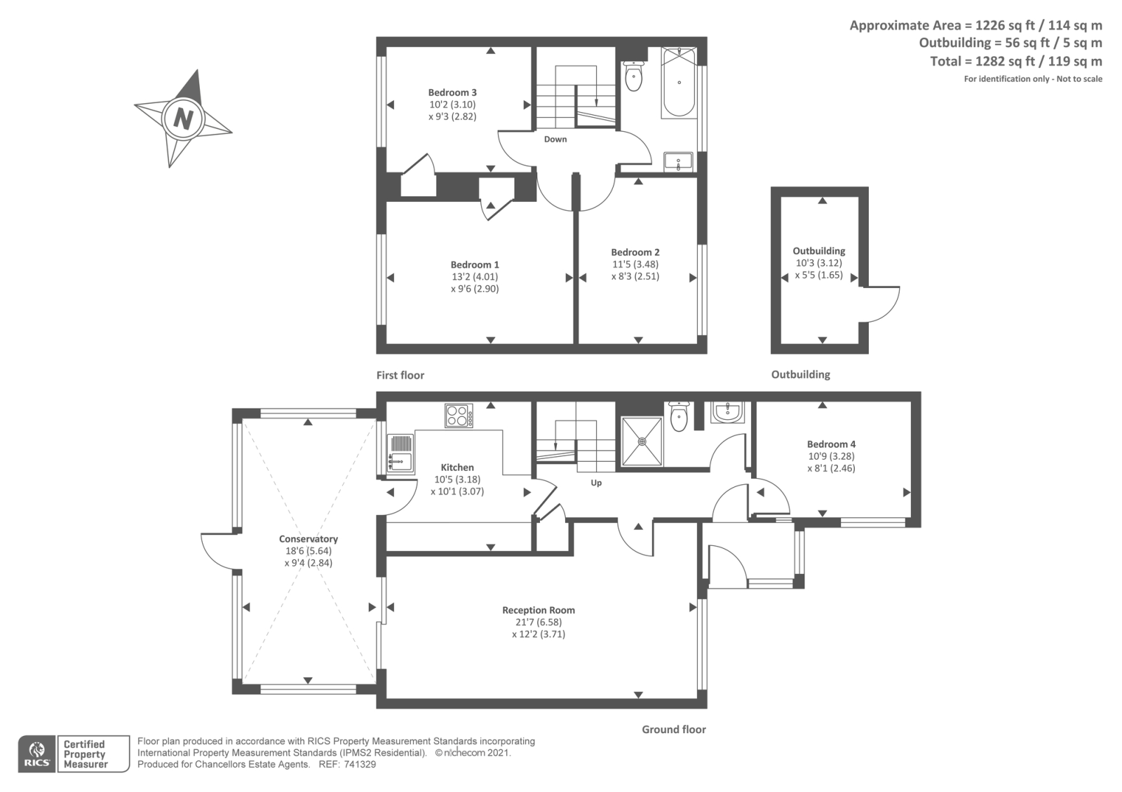 93, Barnard Crescent, Aylesbury floorplan