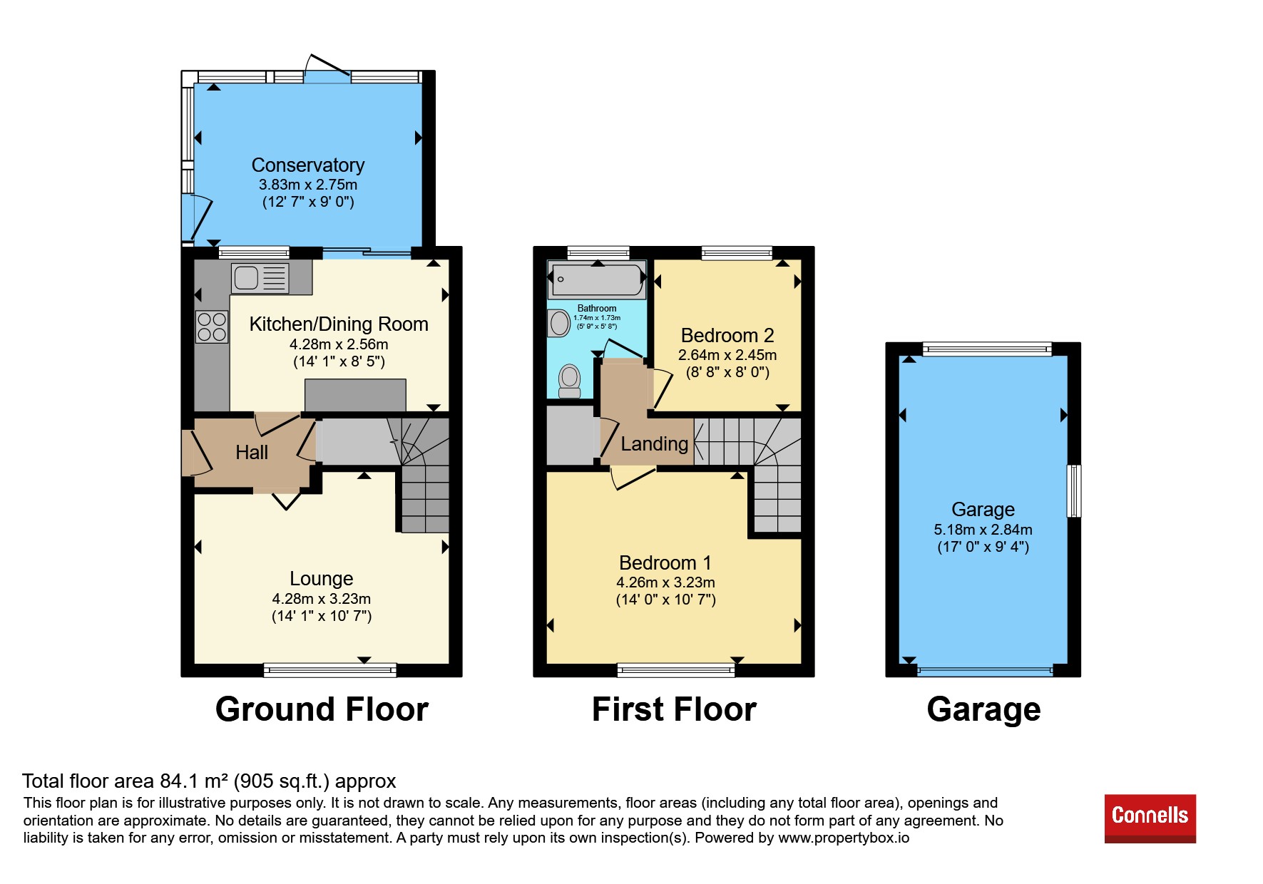 50, Pilgrims Close, Dunstable floorplan
