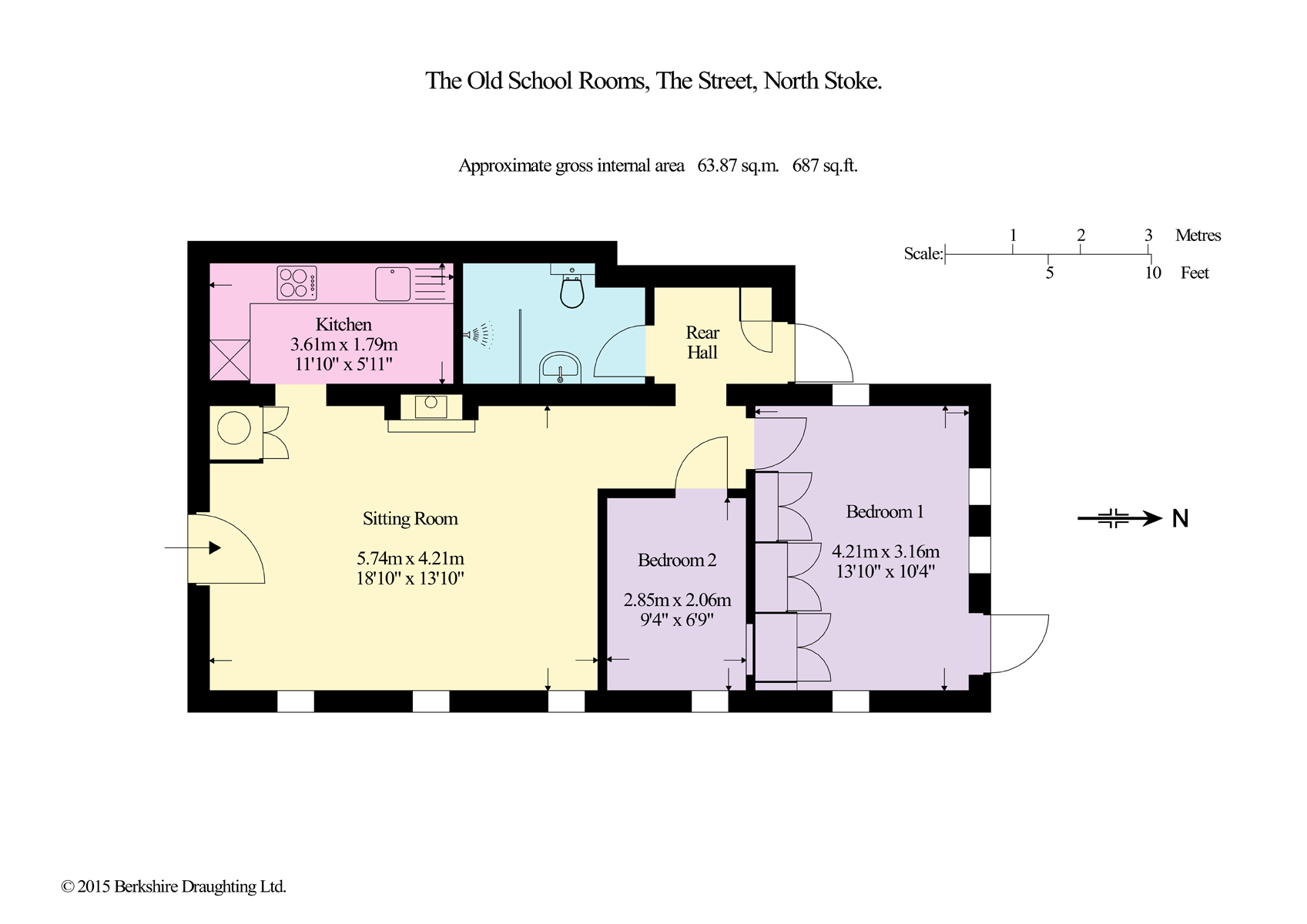 2 Bedrooms Detached house for sale in The Old School Rooms, North Stoke OX10