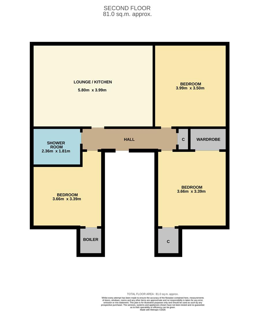 2/1, 35, Lawrence Street, Dundee floorplan