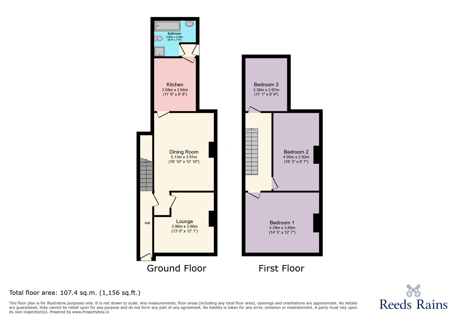 6, Hammersley Street, Staffordshire floorplan