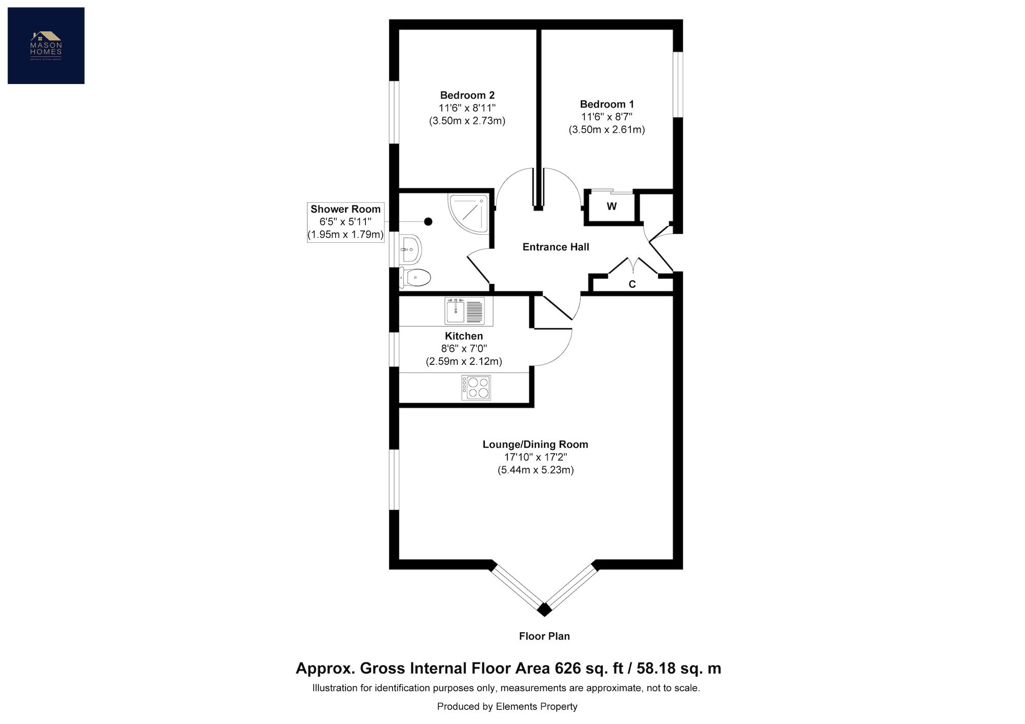 1 Muirhouses Avenue, Bo'ness floorplan