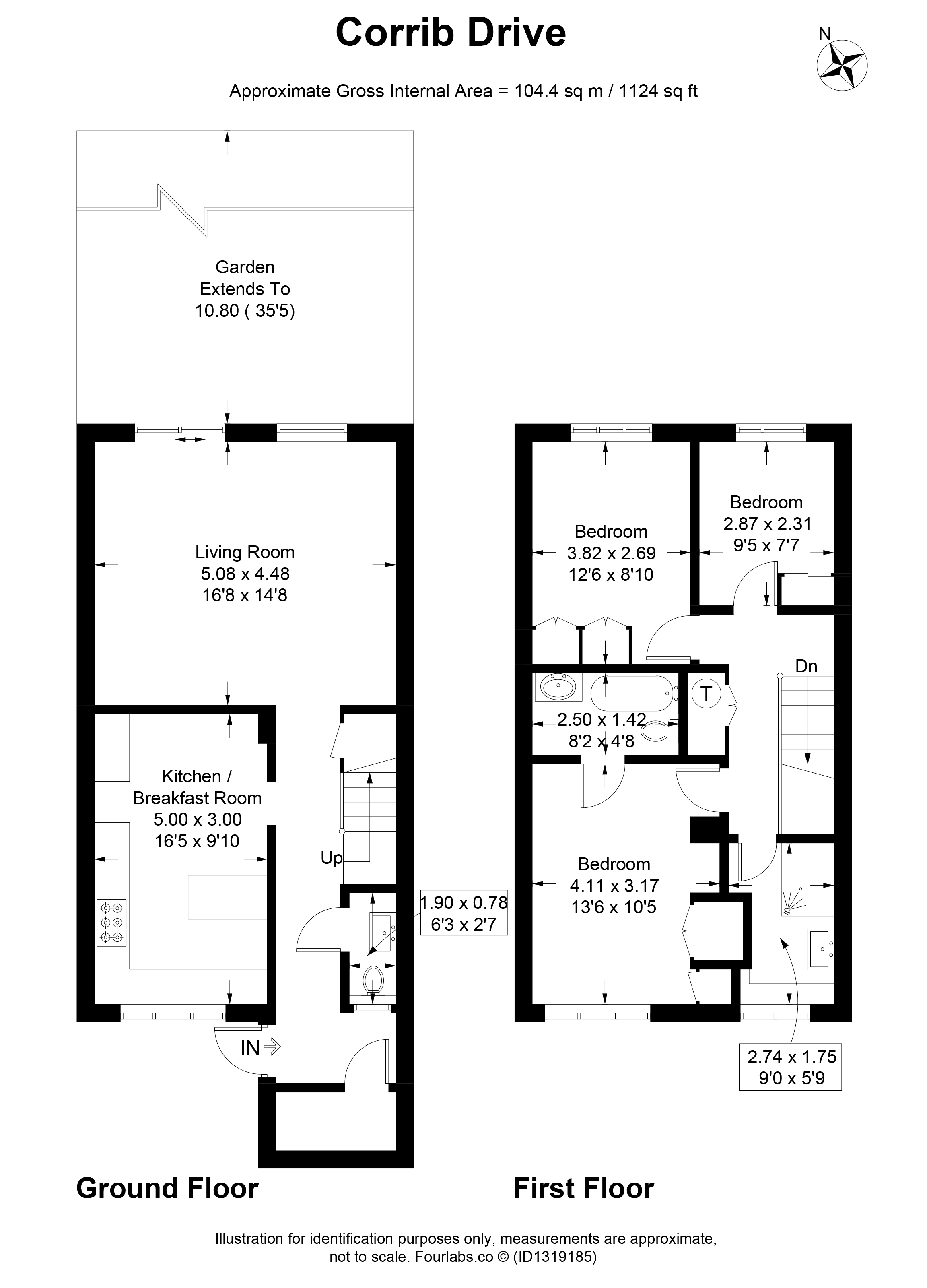 7, Corrib Drive, Surrey floorplan