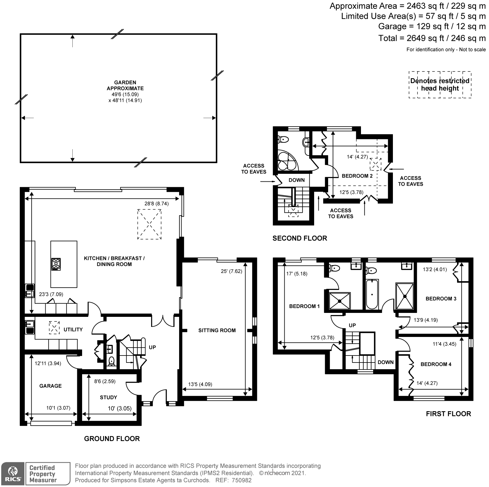 13, Burghley Avenue, New Malden floorplan