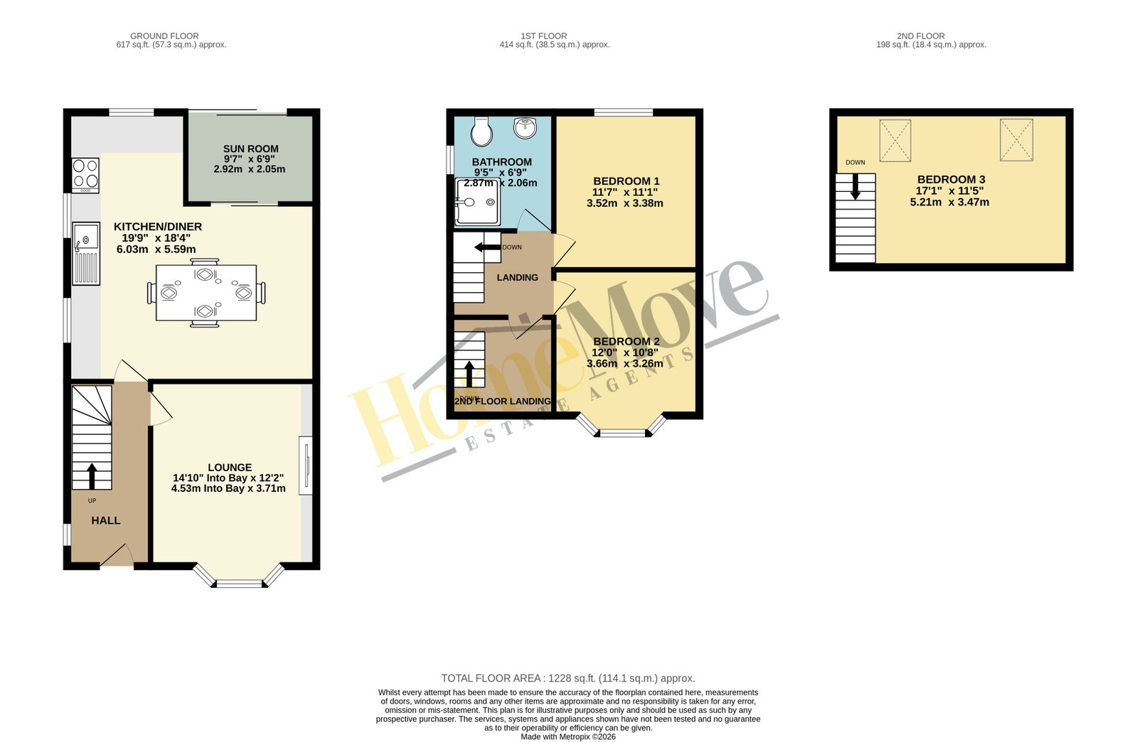 11, Winthorpe Avenue, Skegness floorplan