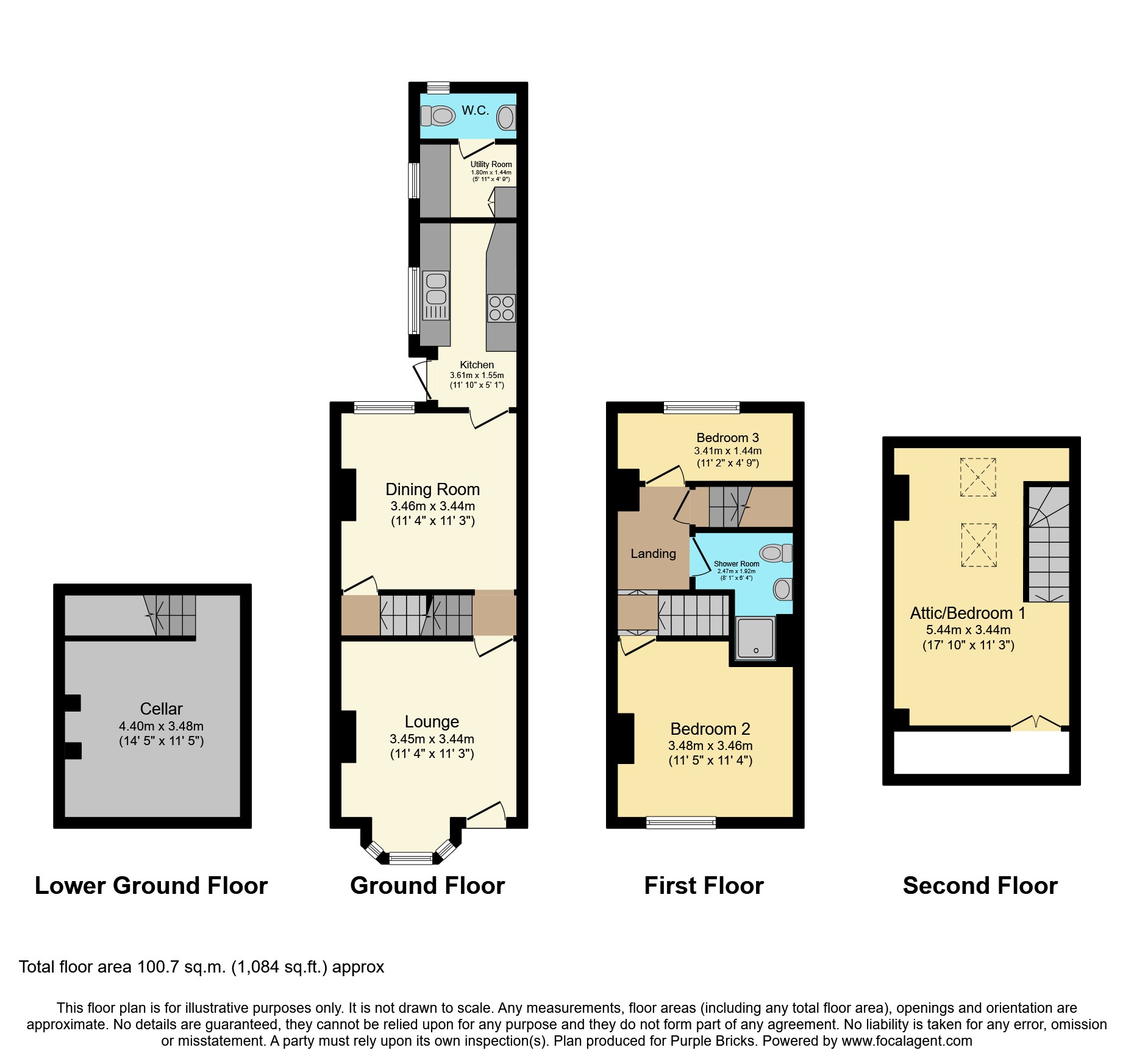 Woodfield Crescent, Kidderminster DY11, 3 bedroom terraced house for