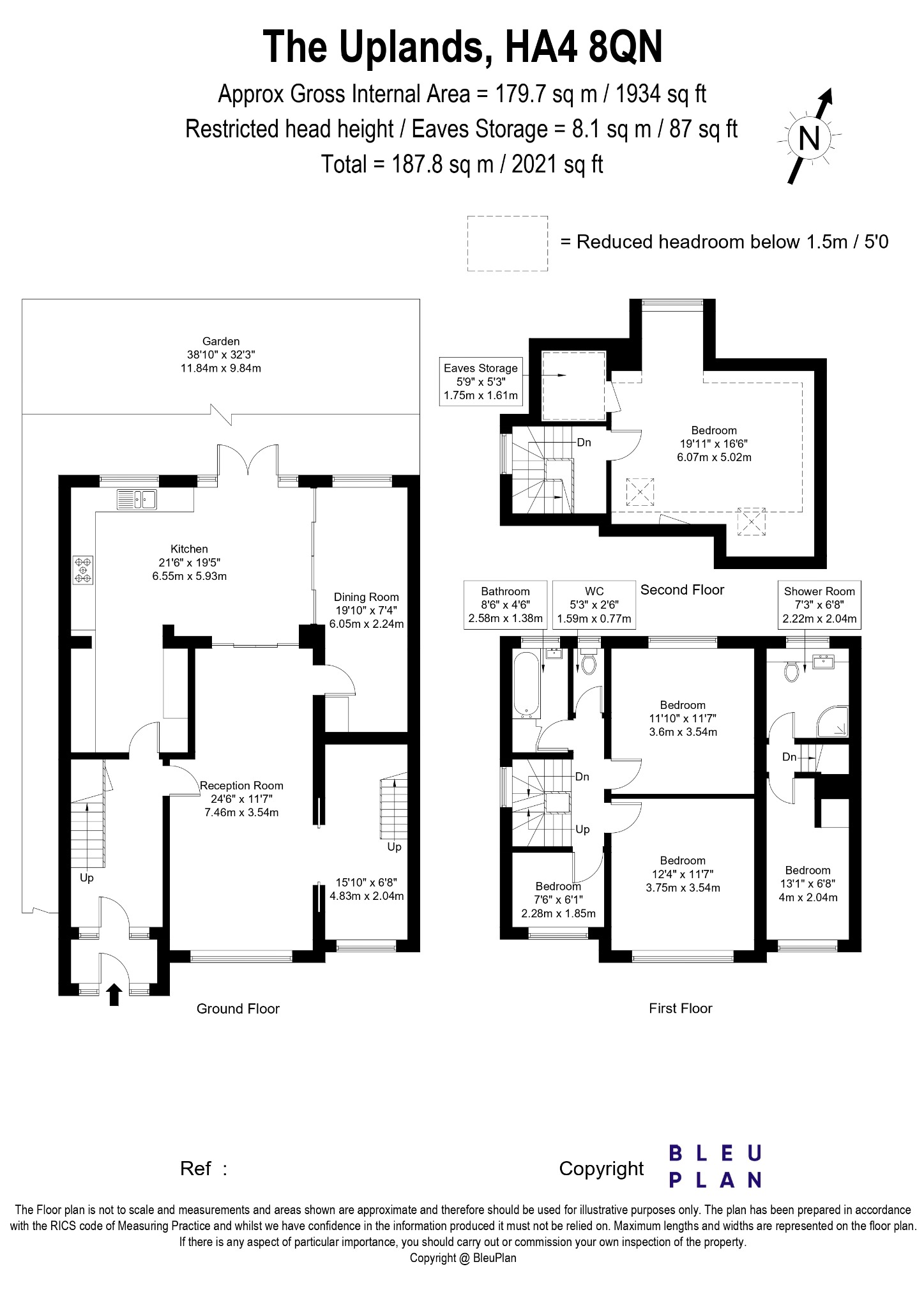 17, The Uplands, Ruislip floorplan