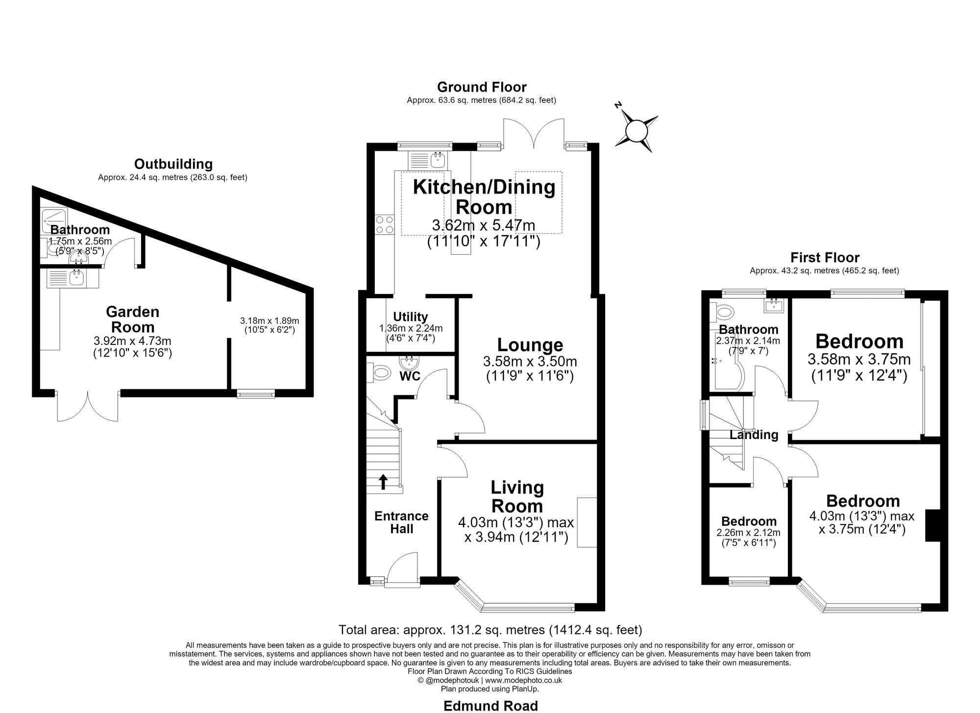 8 Edmund Road, Rainham floorplan