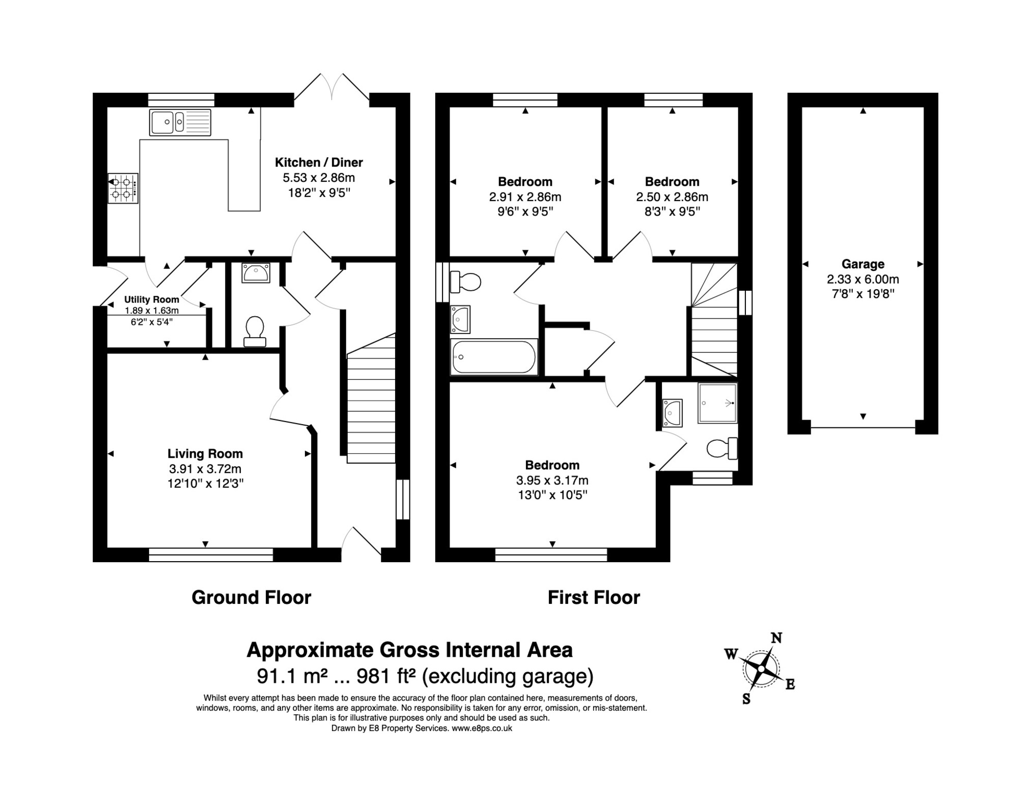 25, Patrick Steptoe Close, Witney floorplan
