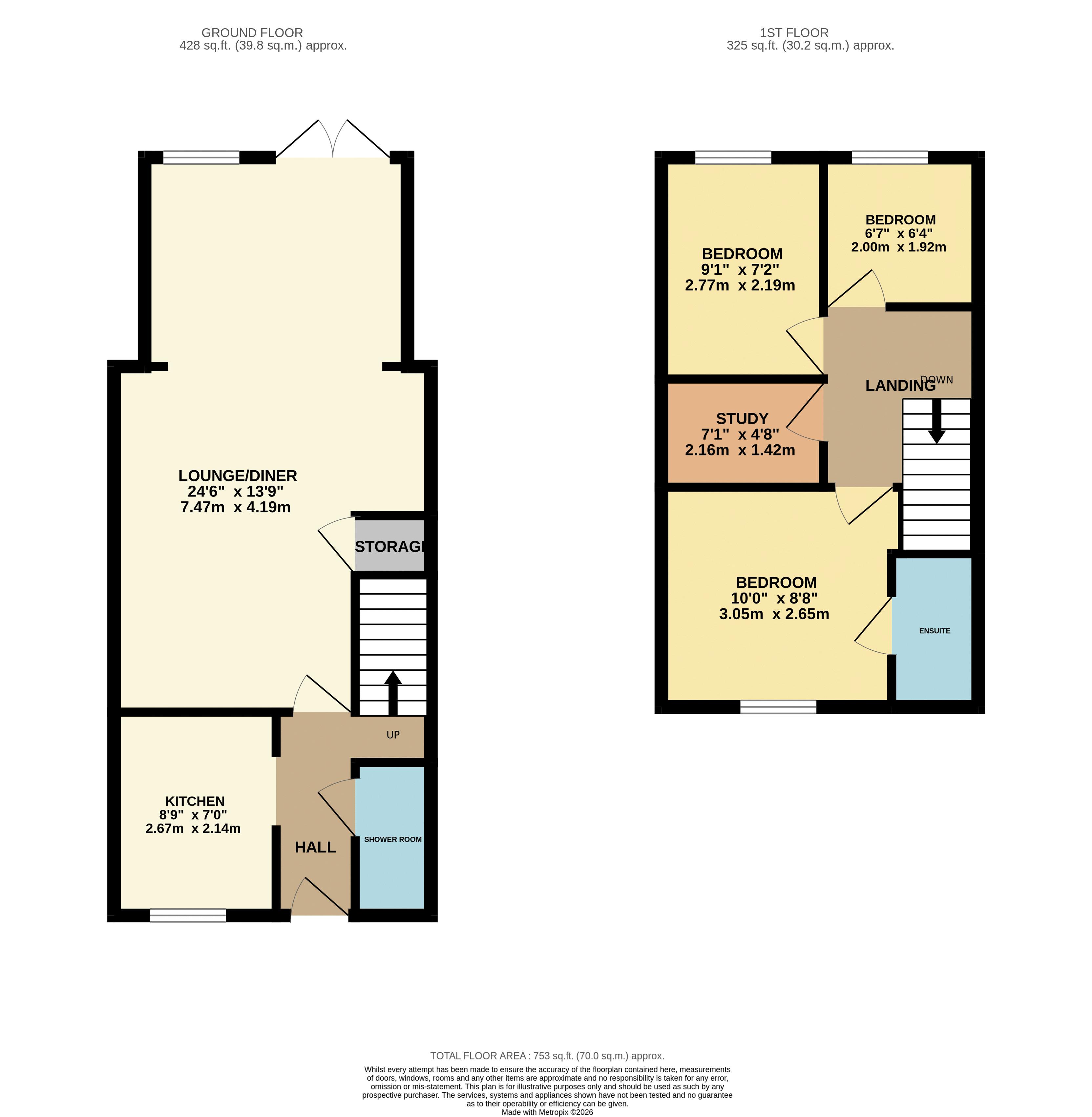 47, Welham Manor, Welham Green floorplan