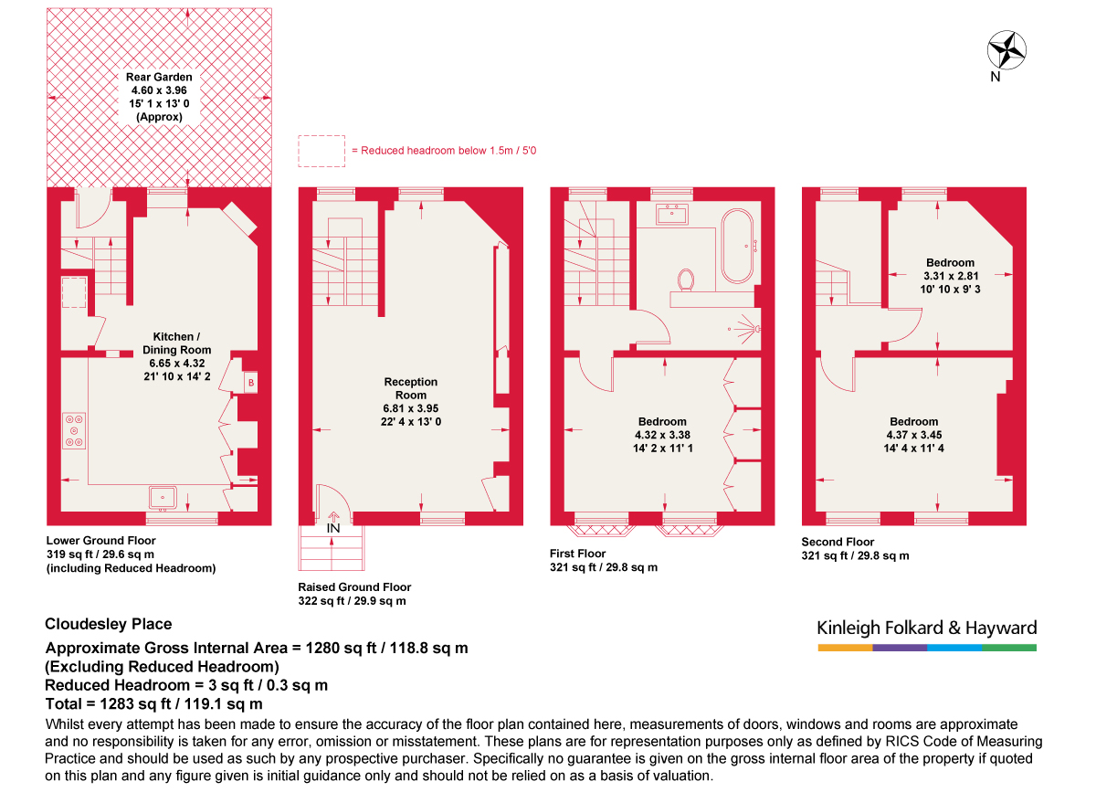 8, Cloudesley Place, London floorplan