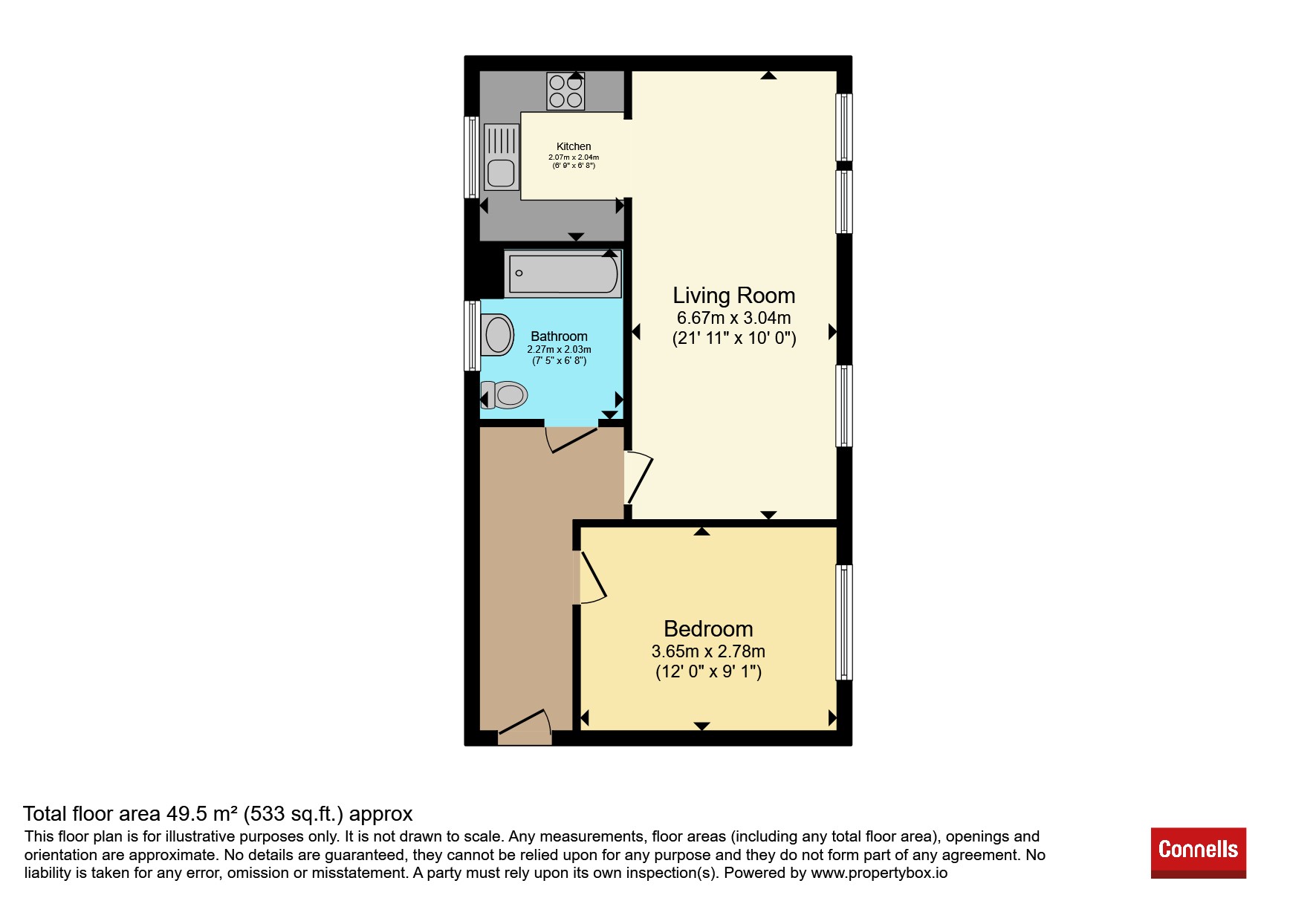 Flat 5, 10, Marquess Drive, Milton Keynes floorplan