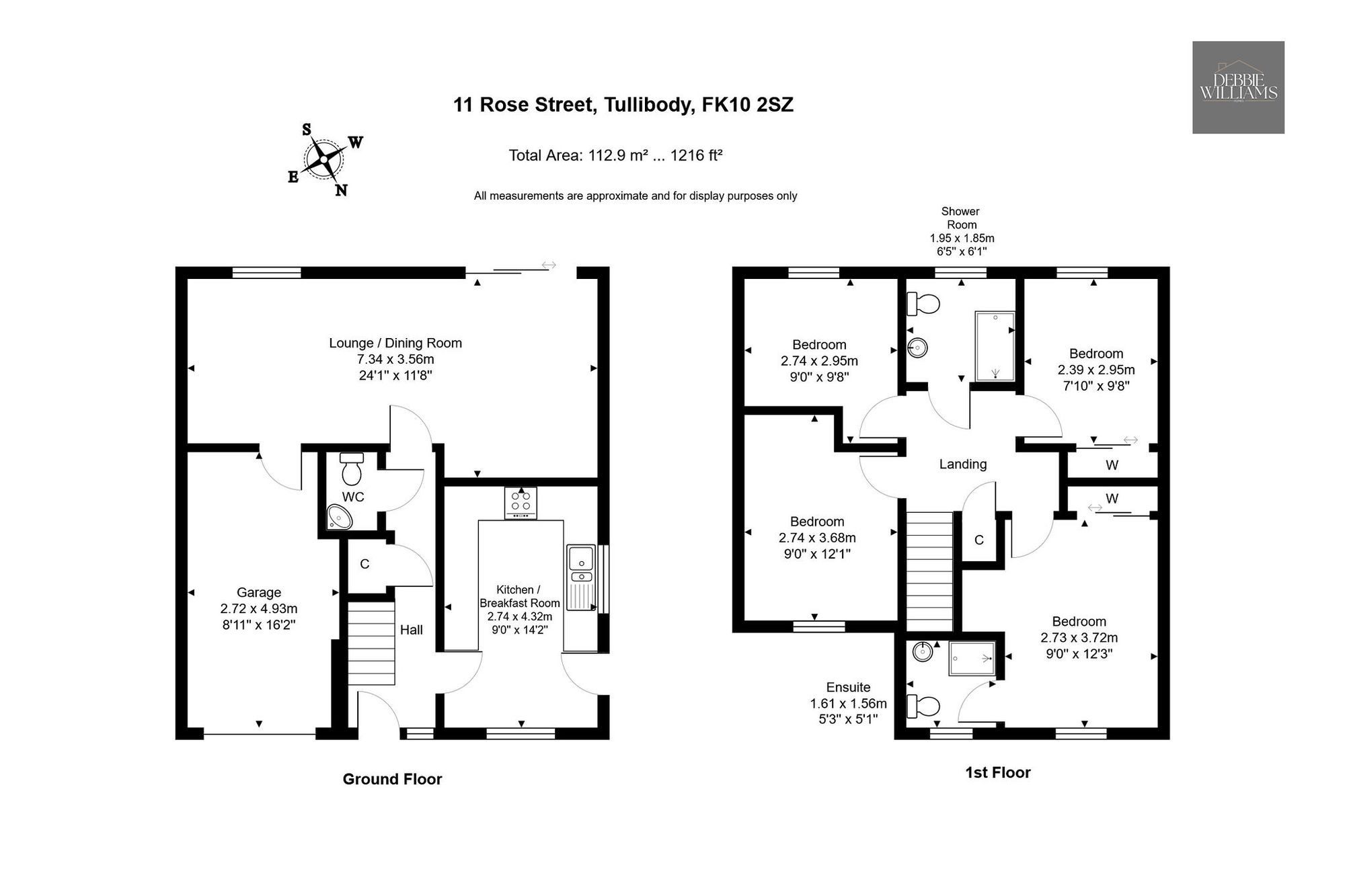 11 Rose Street, Alloa floorplan
