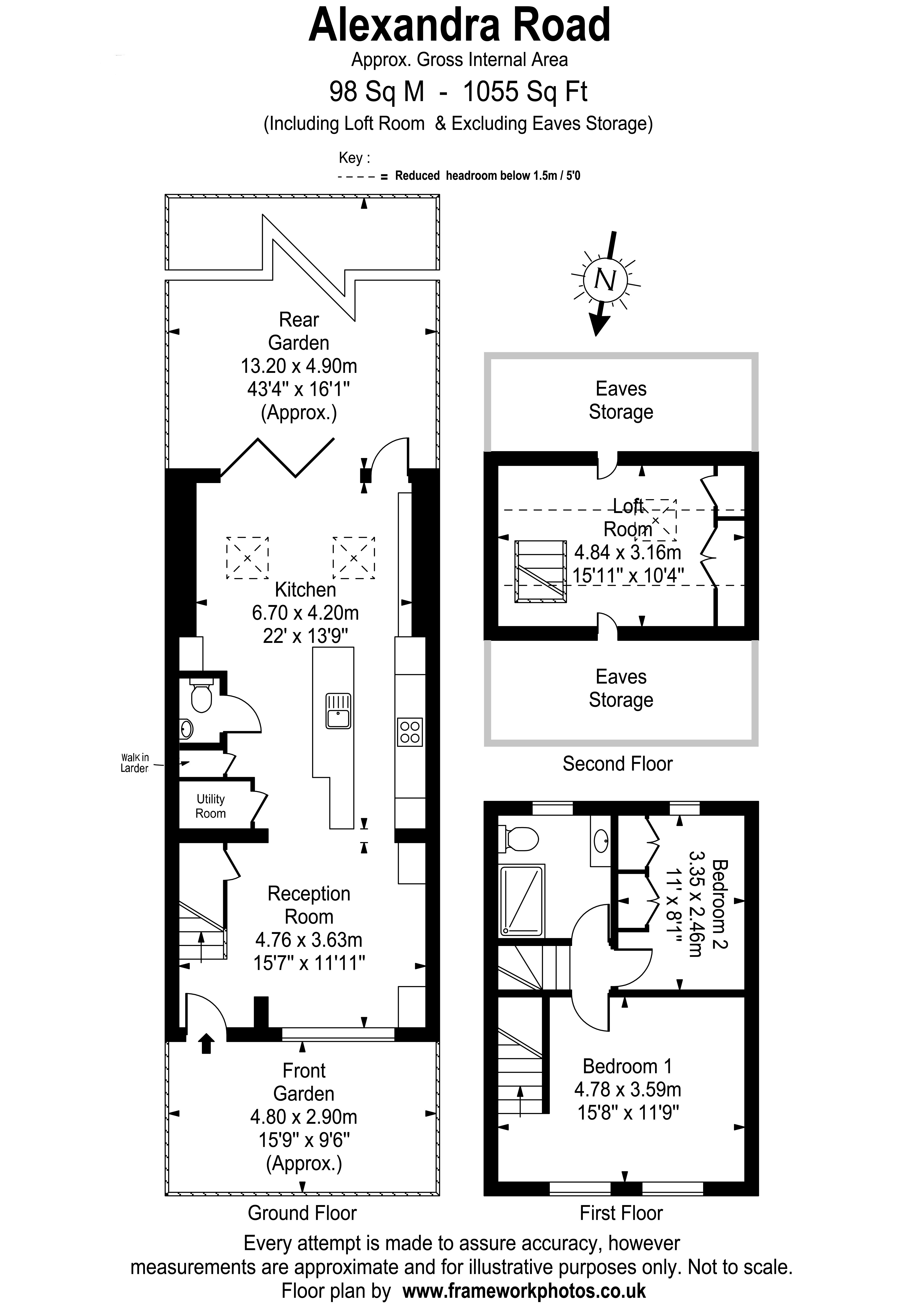 33, Alexandra Road, Surrey floorplan