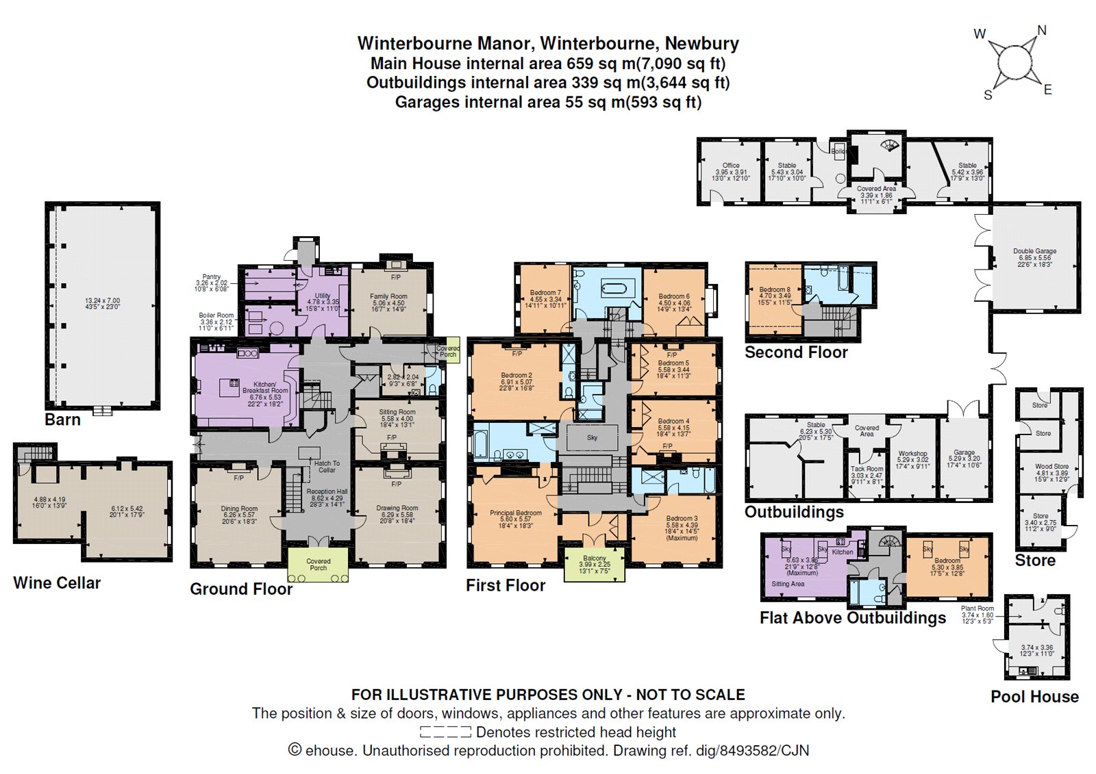 Winterbourne Manor,, Winterbourne, Berkshire floorplan