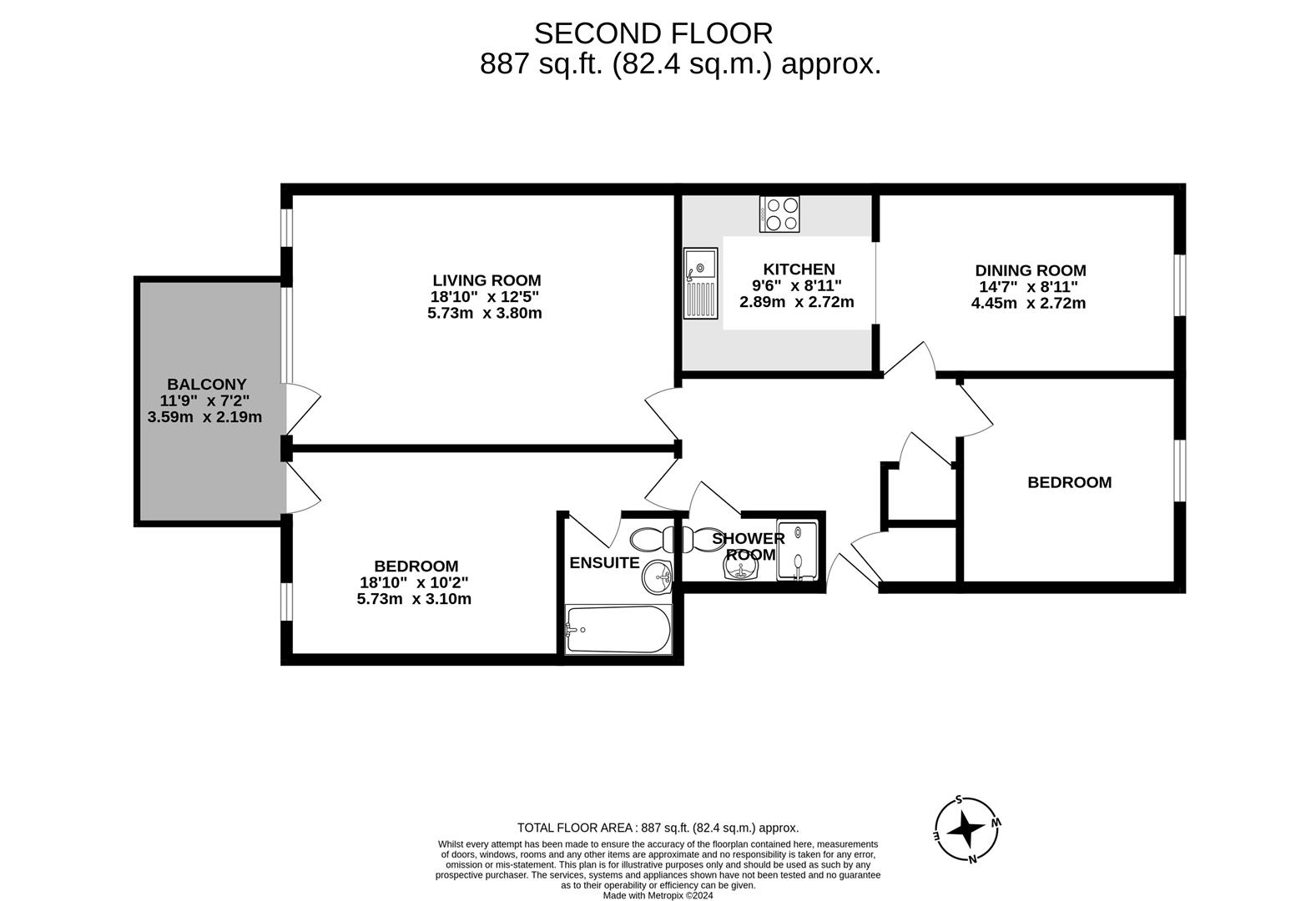 Apt 46 Weetwood Gardens, Knowle Lane, Sheffield floorplan